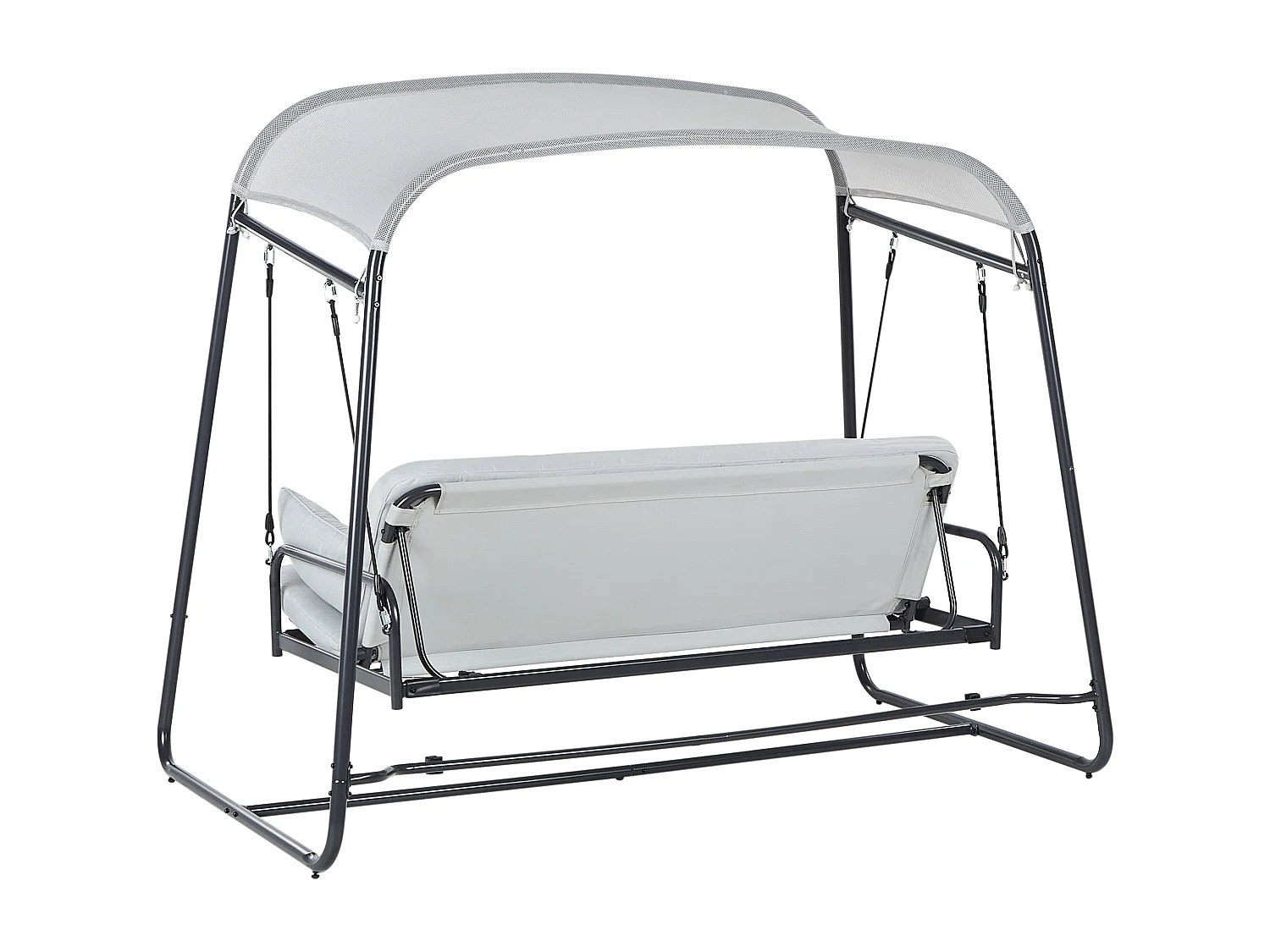 Dondolo da giardino MARSCIANO Metallo Grigio chiaro