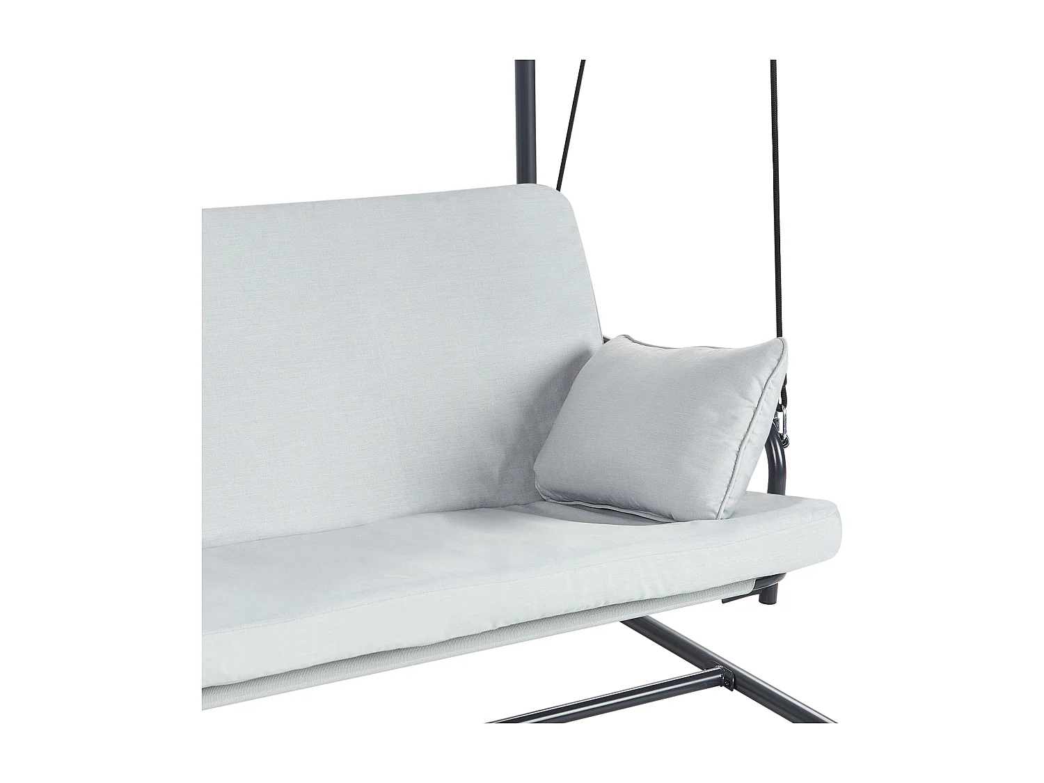 Huśtawka ogrodowa MARSCIANO Metal Jasnoszary