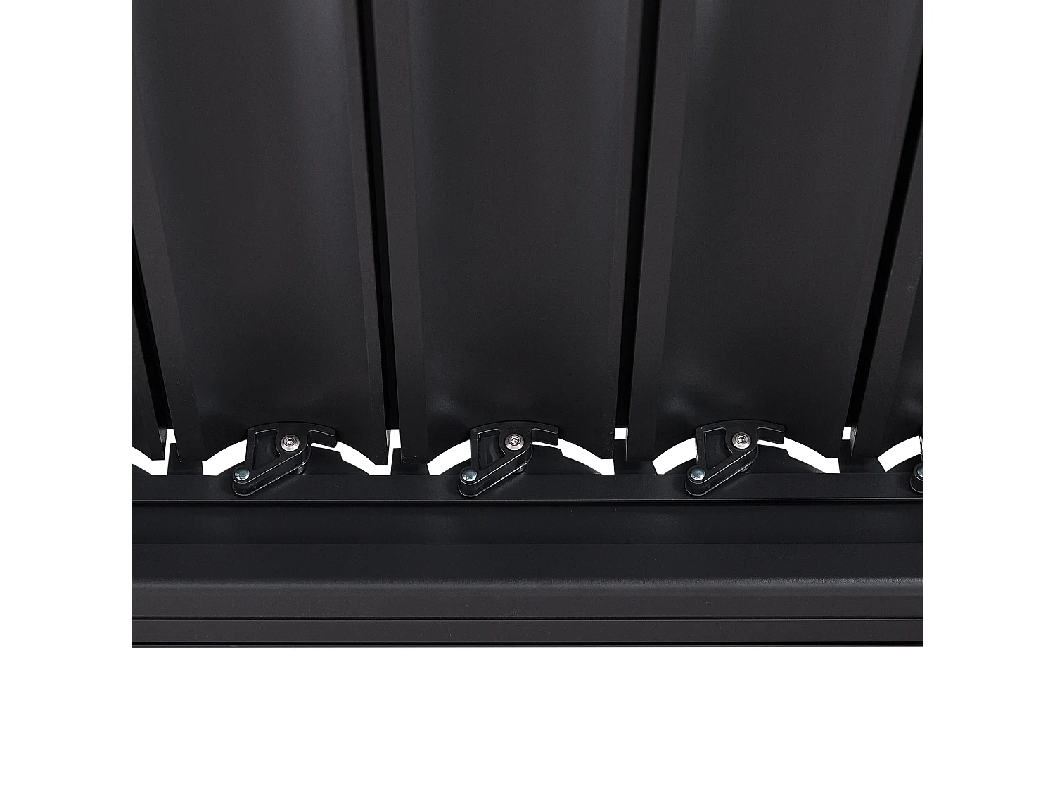 Tonnelle de jardin FORNOLI Métal 296 cm 296 cm Noir