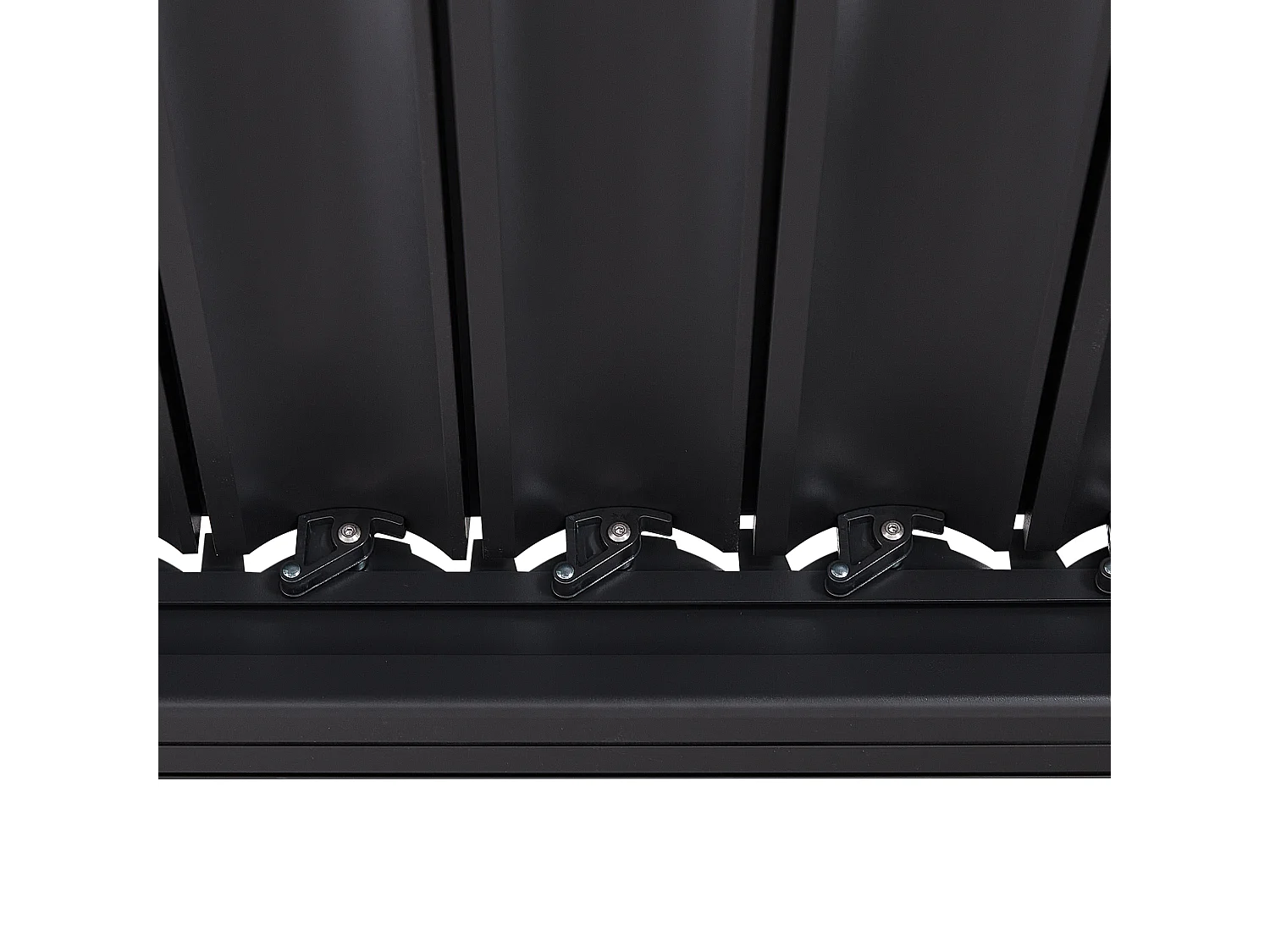 Pawilon ogrodowy FORNOLI Metal 310 cm 310 cm Czarny