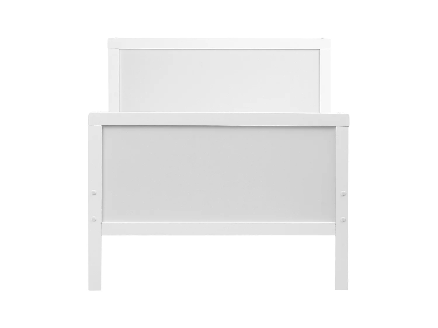 Letto singolo estraibile legno bianco 90 x 200 cm MONTIGNY