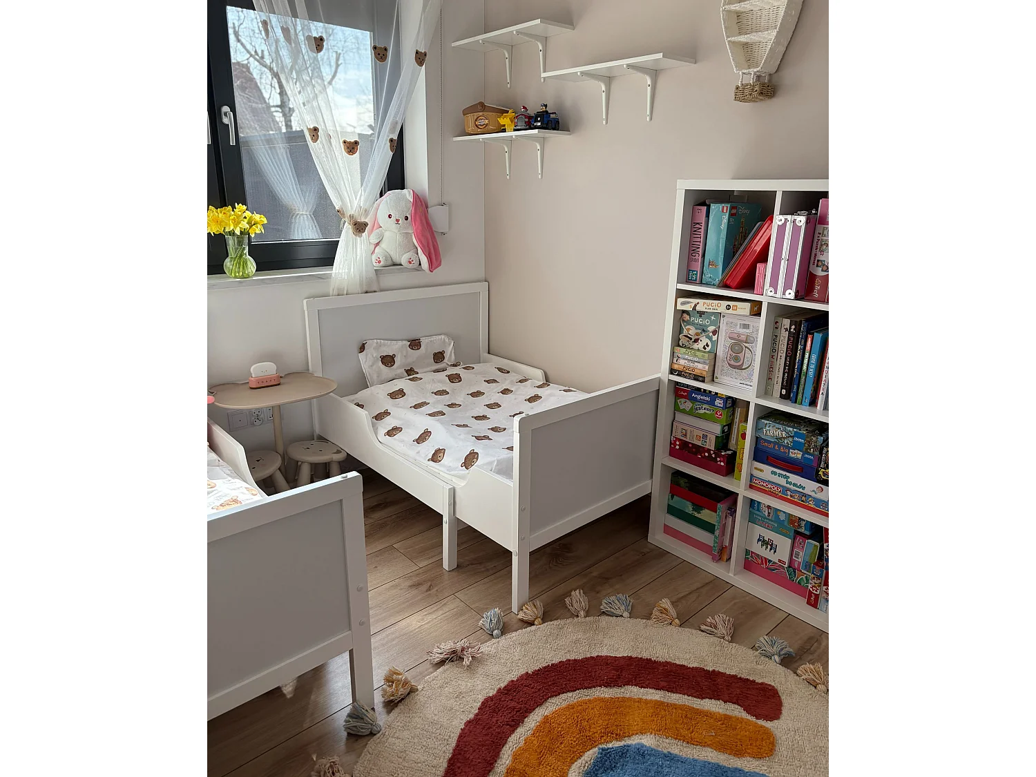 Lit extensible pour enfants en bois blanc 90 x 200 cm MONTIGNY