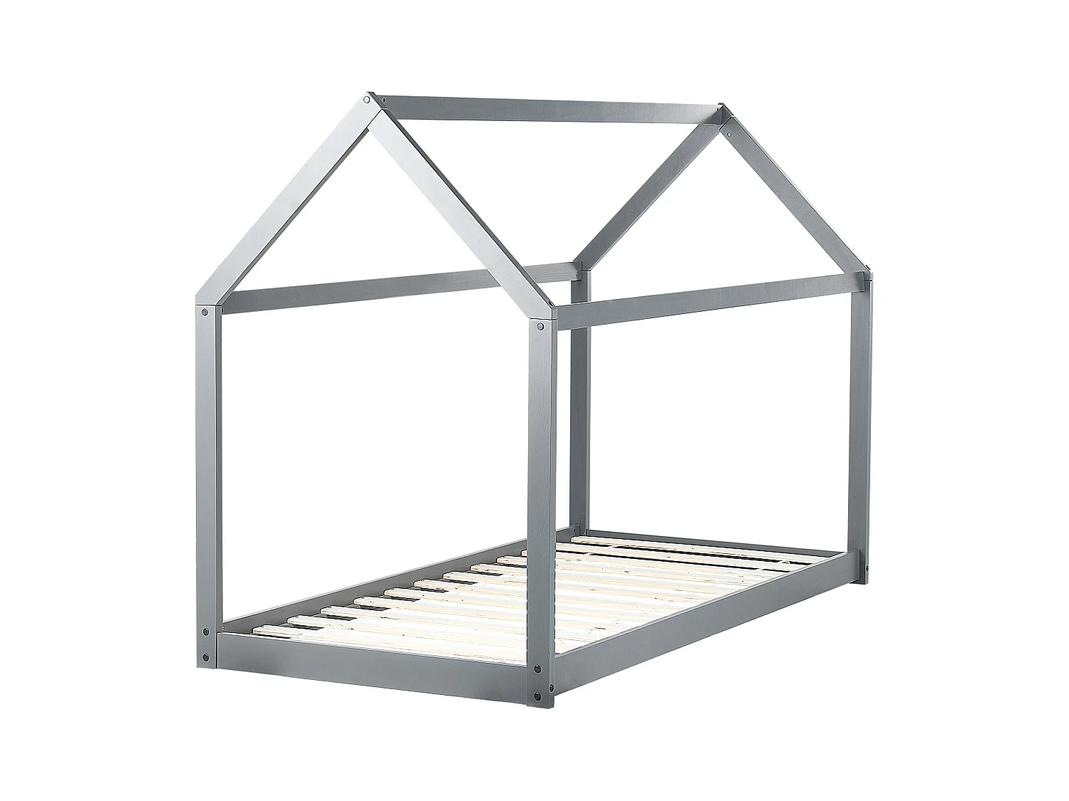 Letto per bambini legno grigio 90 x 200 cm TOSSE