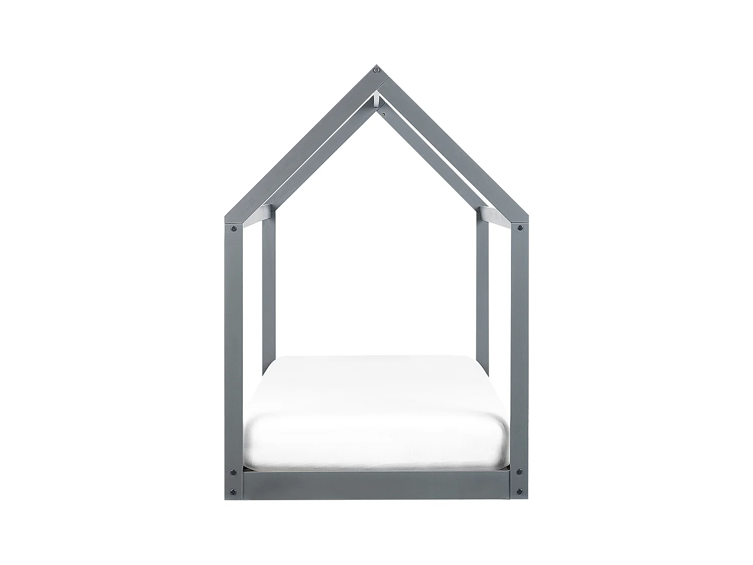 Letto per bambini legno grigio 90 x 200 cm TOSSE