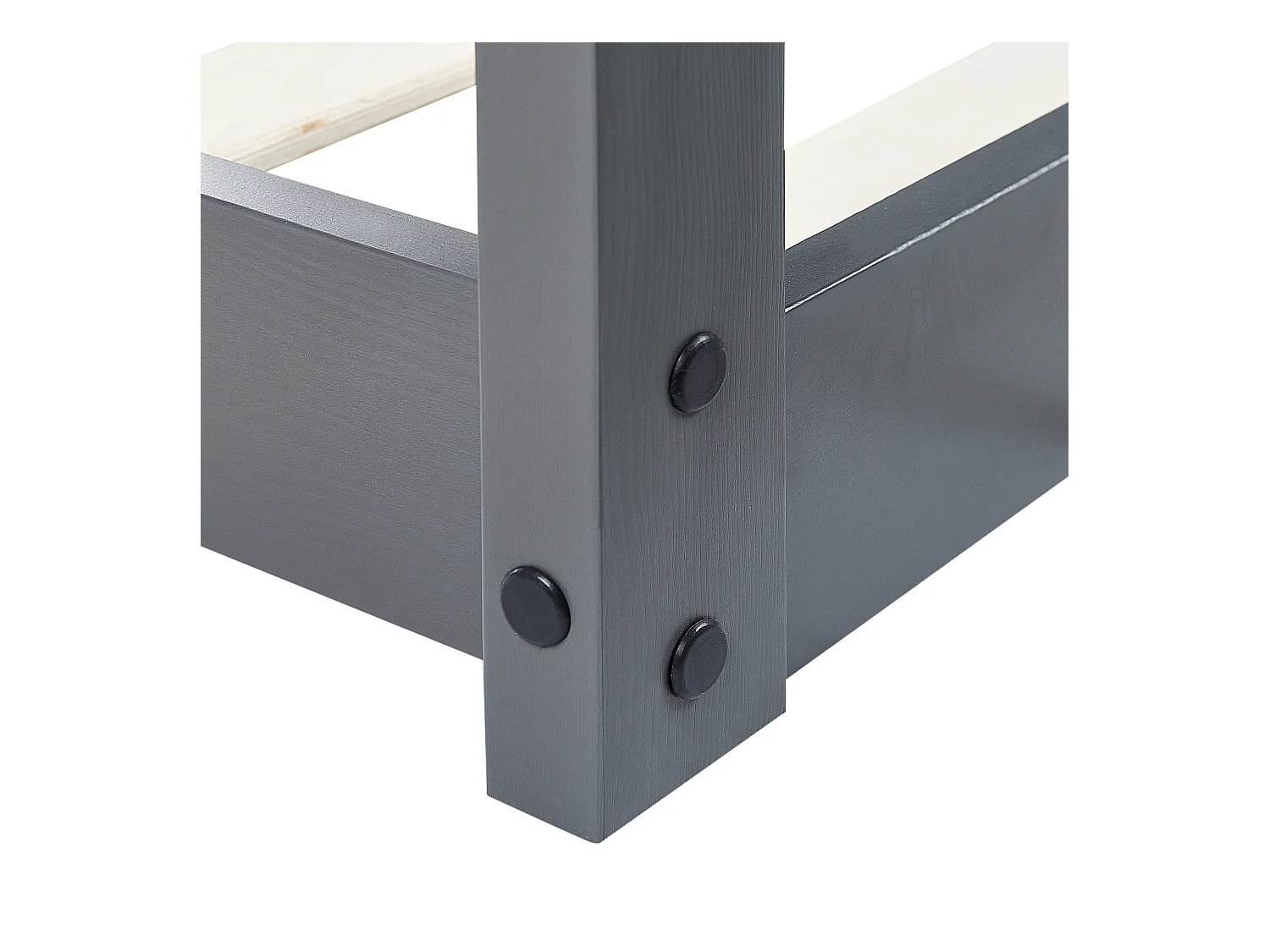 Letto per bambini legno grigio 90 x 200 cm TOSSE