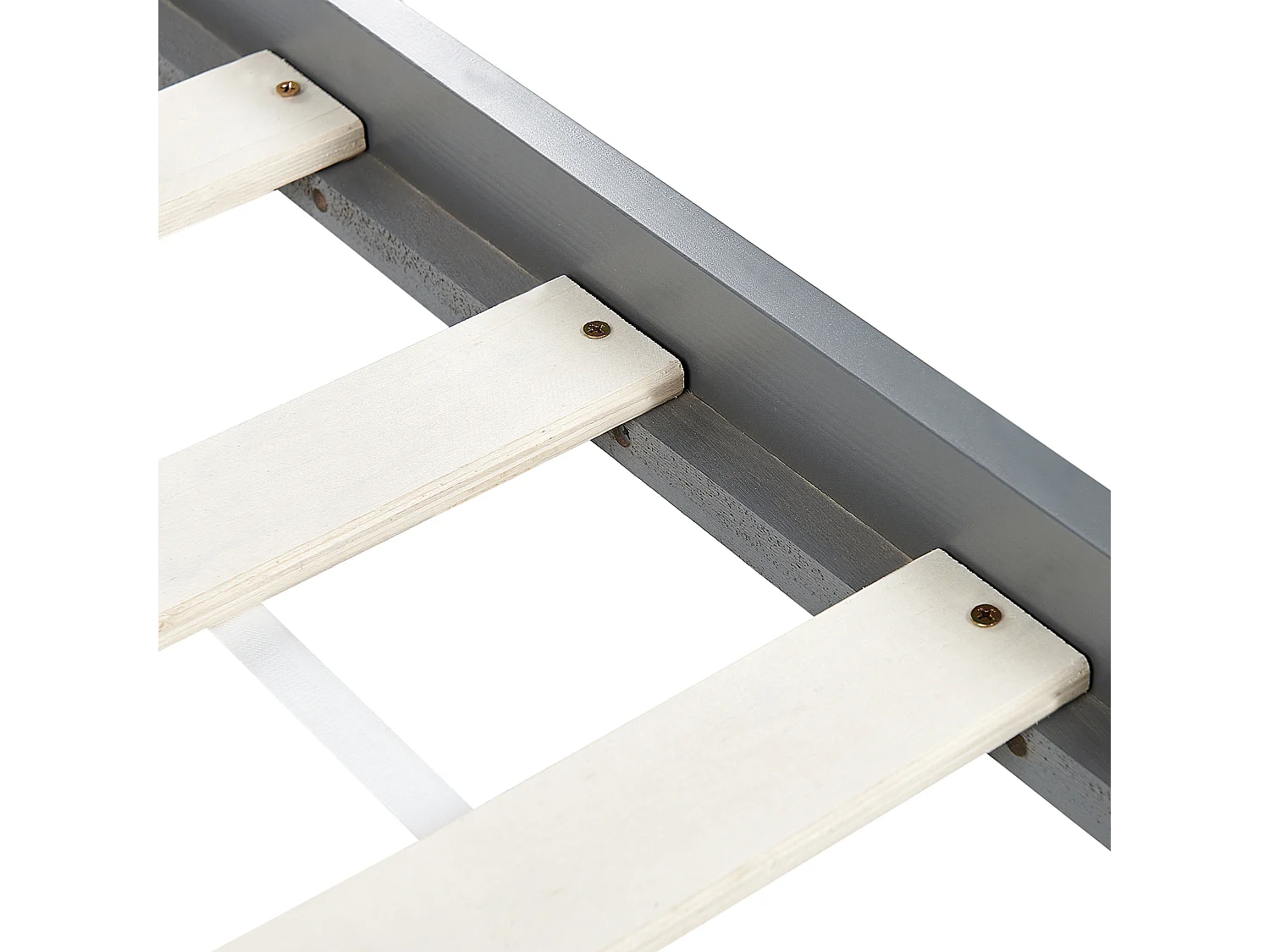 Łóżko dziecięce domek drewniane 90 x 200 cm szare TOSSE