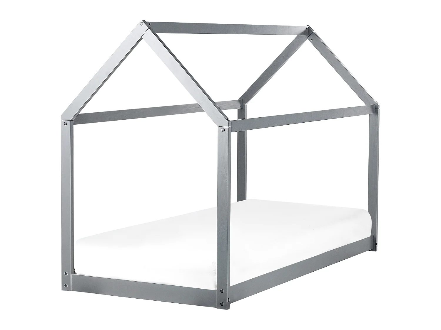 Letto per bambini legno grigio 90 x 200 cm TOSSE