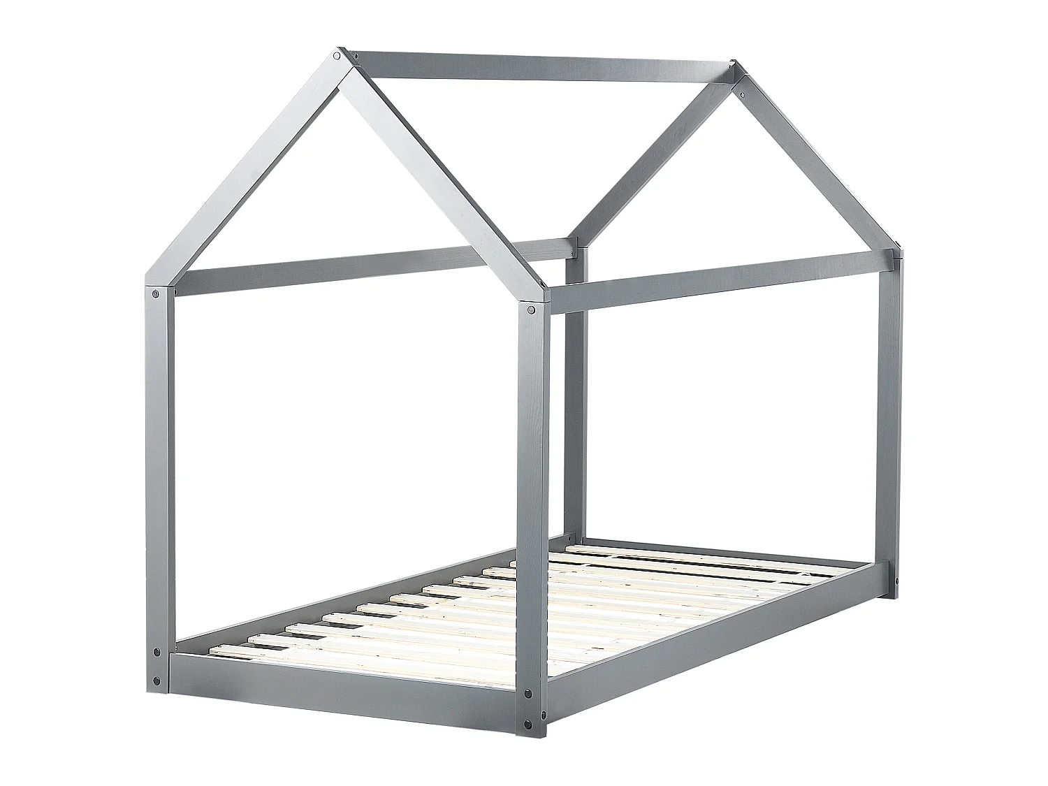 Letto per bambini legno grigio 90 x 200 cm TOSSE