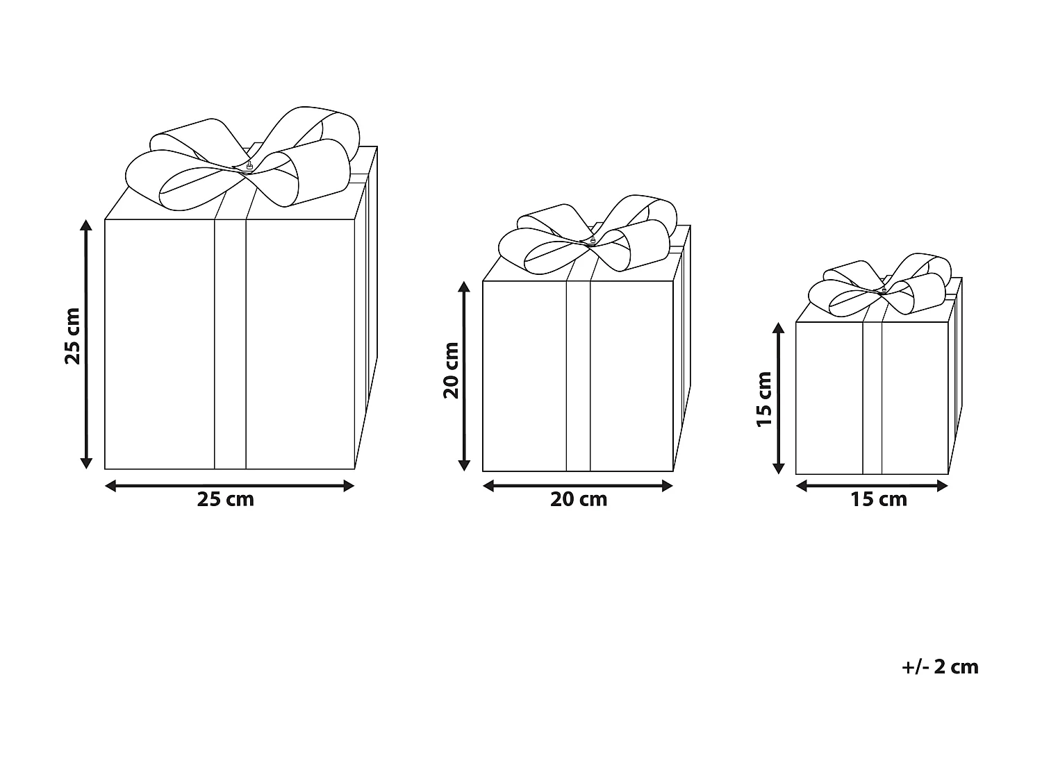 Weihnachtsbeleuchtung LED mehrfarbig Geschenk 3er Set CAPELLA