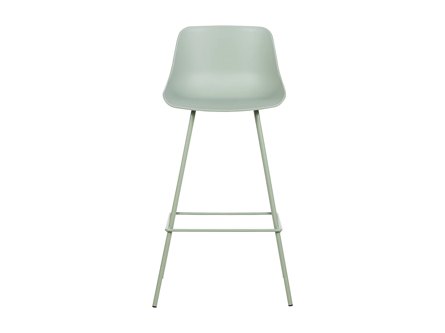 Lot de 2 chaises de bar EMMET Vert clair