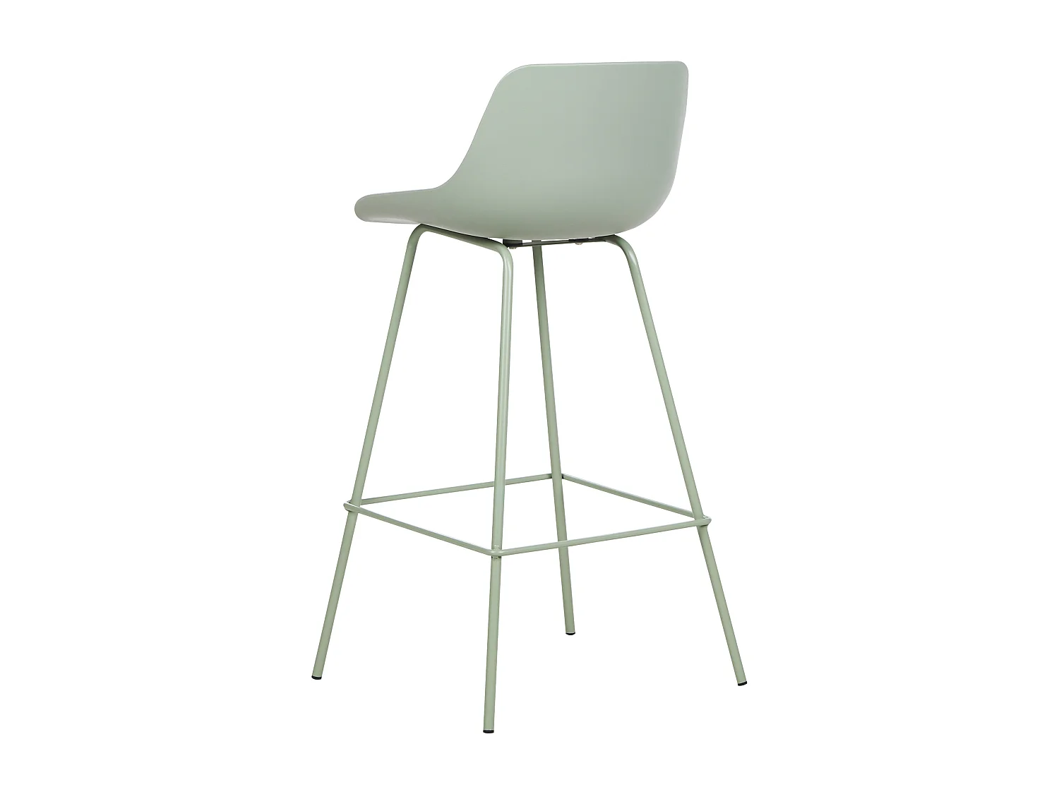Lot de 2 chaises de bar EMMET Vert clair