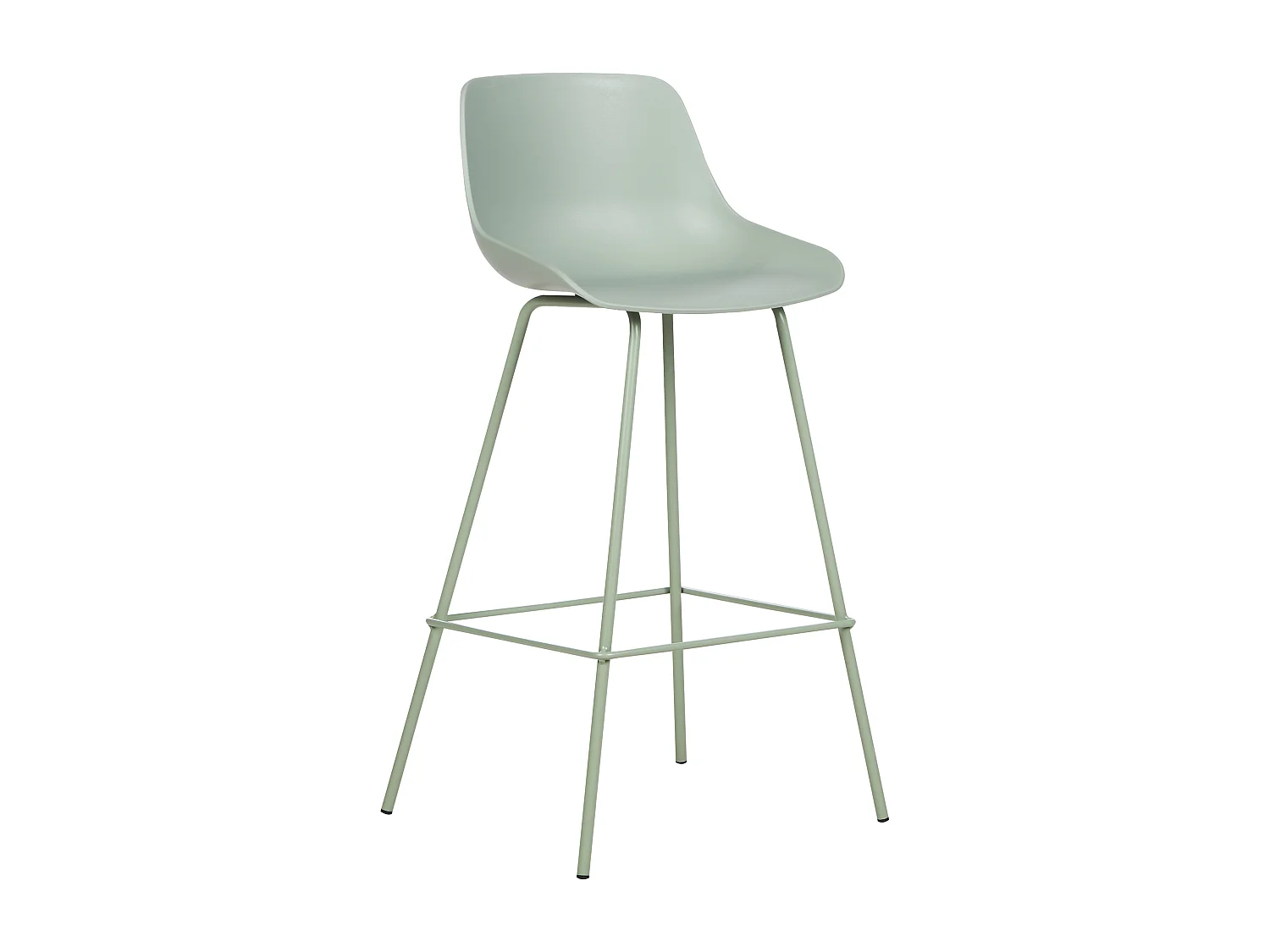 Lot de 2 chaises de bar EMMET Vert clair