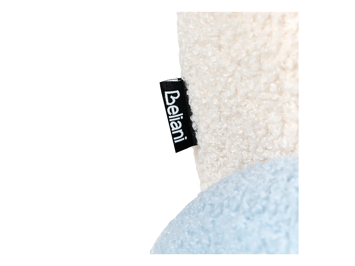 Chaise à bascule pour enfants Arc-en-ciel OMBO Bouclé Bleu clair