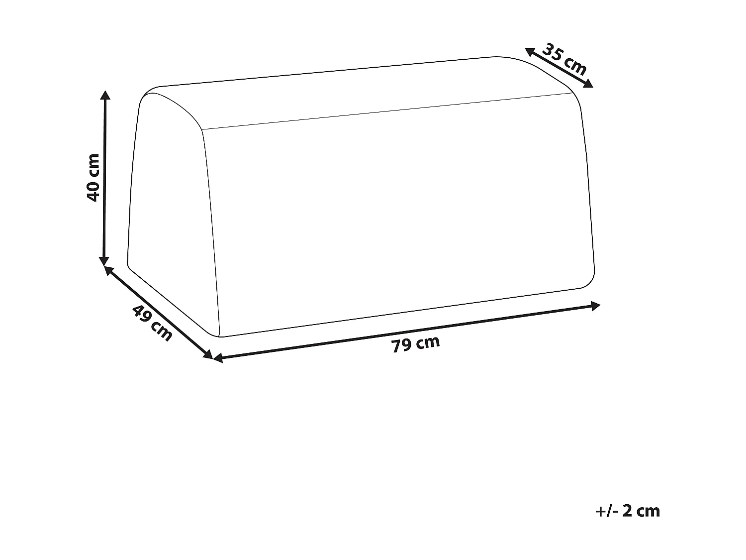 Pouf SINCLAIR Bouclé Beige