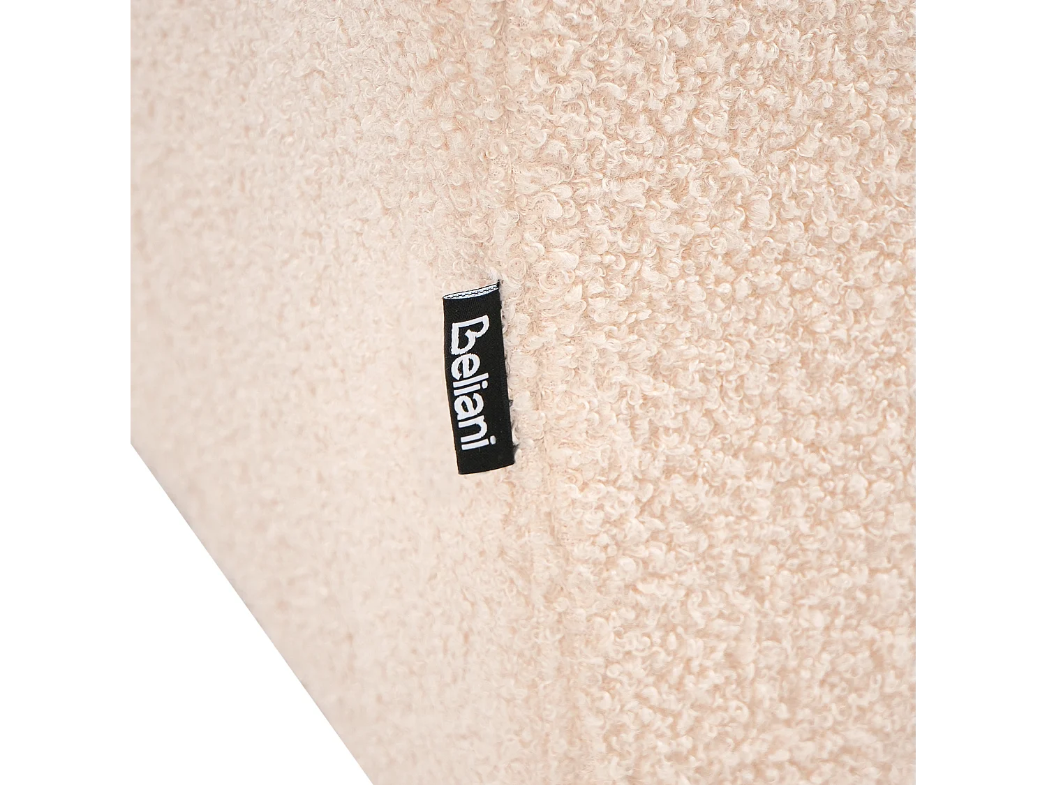 Pouf SINCLAIR Bouclé Beige