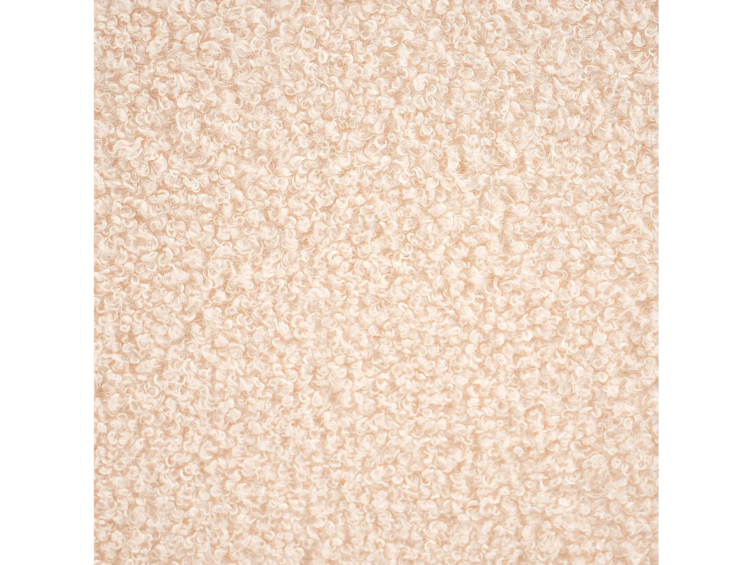 Pouf SINCLAIR Bouclé Beige