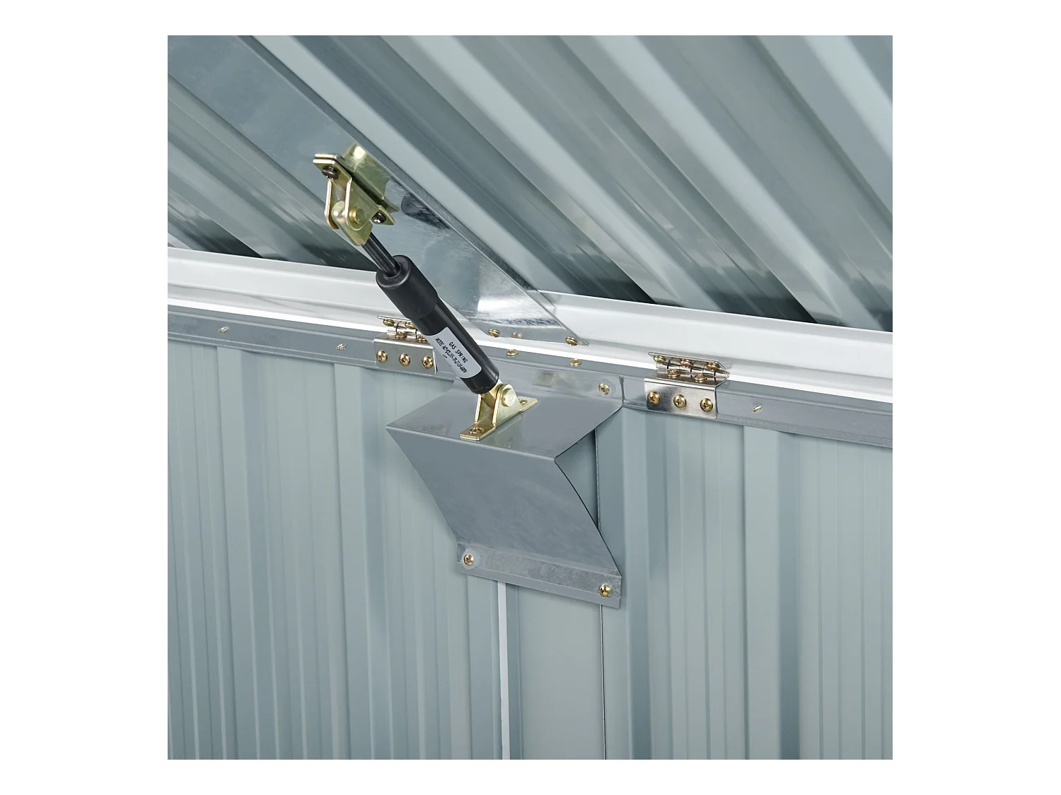 Remise à outils MOENA 158 cm 96 cm Gris clair