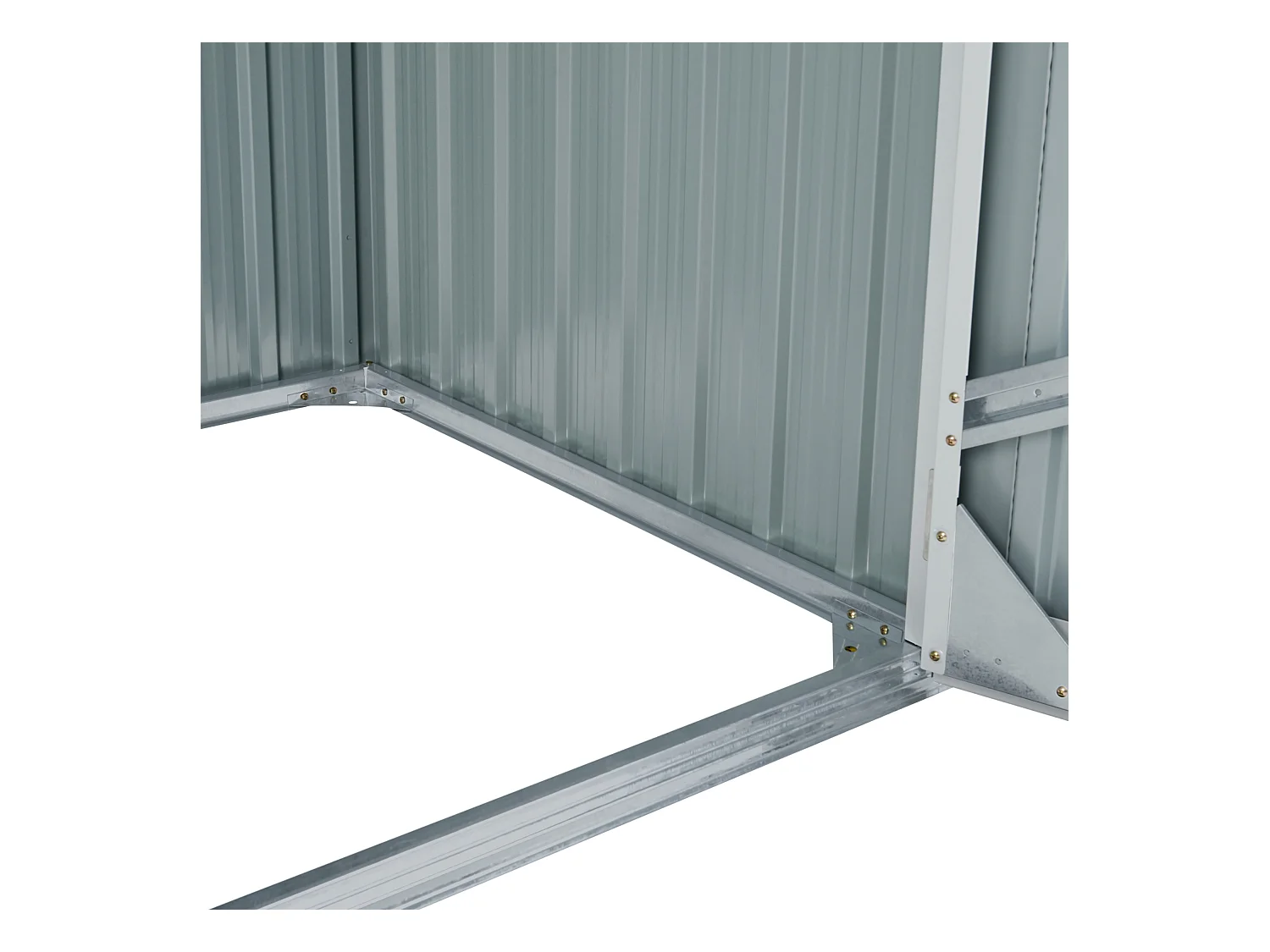 Remise à outils MOENA 158 cm 96 cm Gris clair