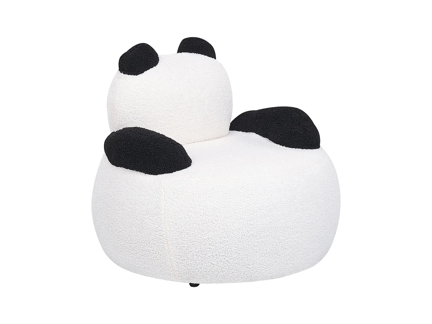 Fauteuil pour enfants Panda VIBY Bouclé Blanc