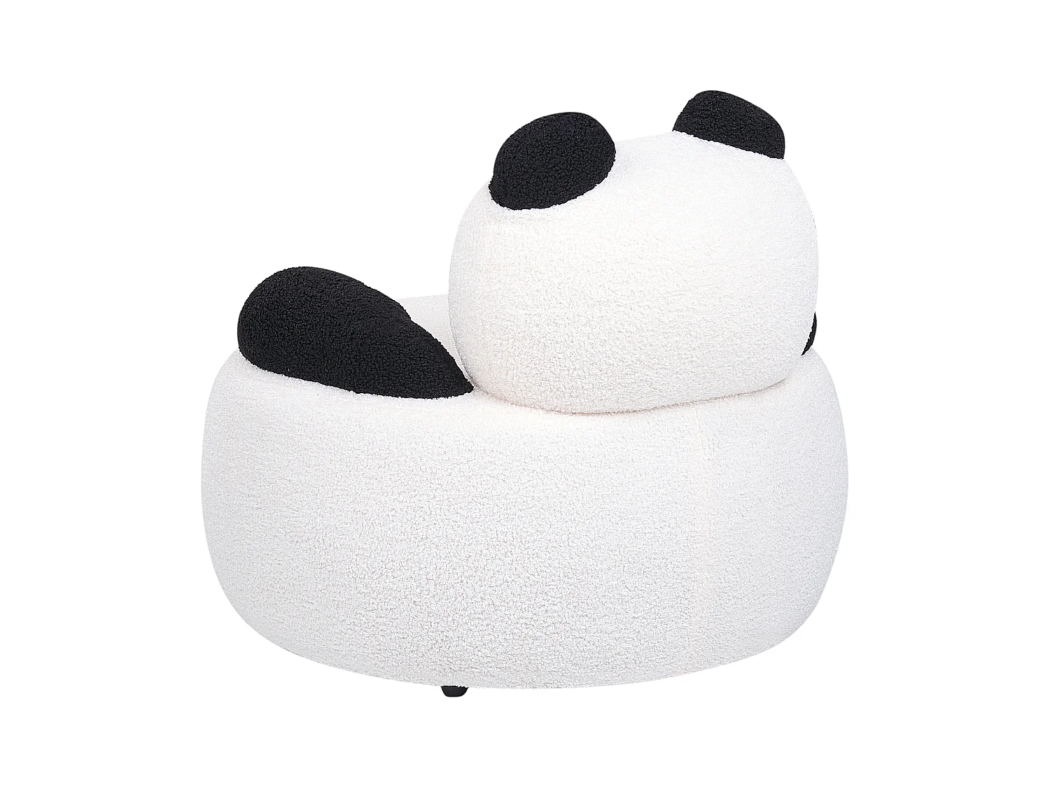 Fauteuil pour enfants Panda VIBY Bouclé Blanc