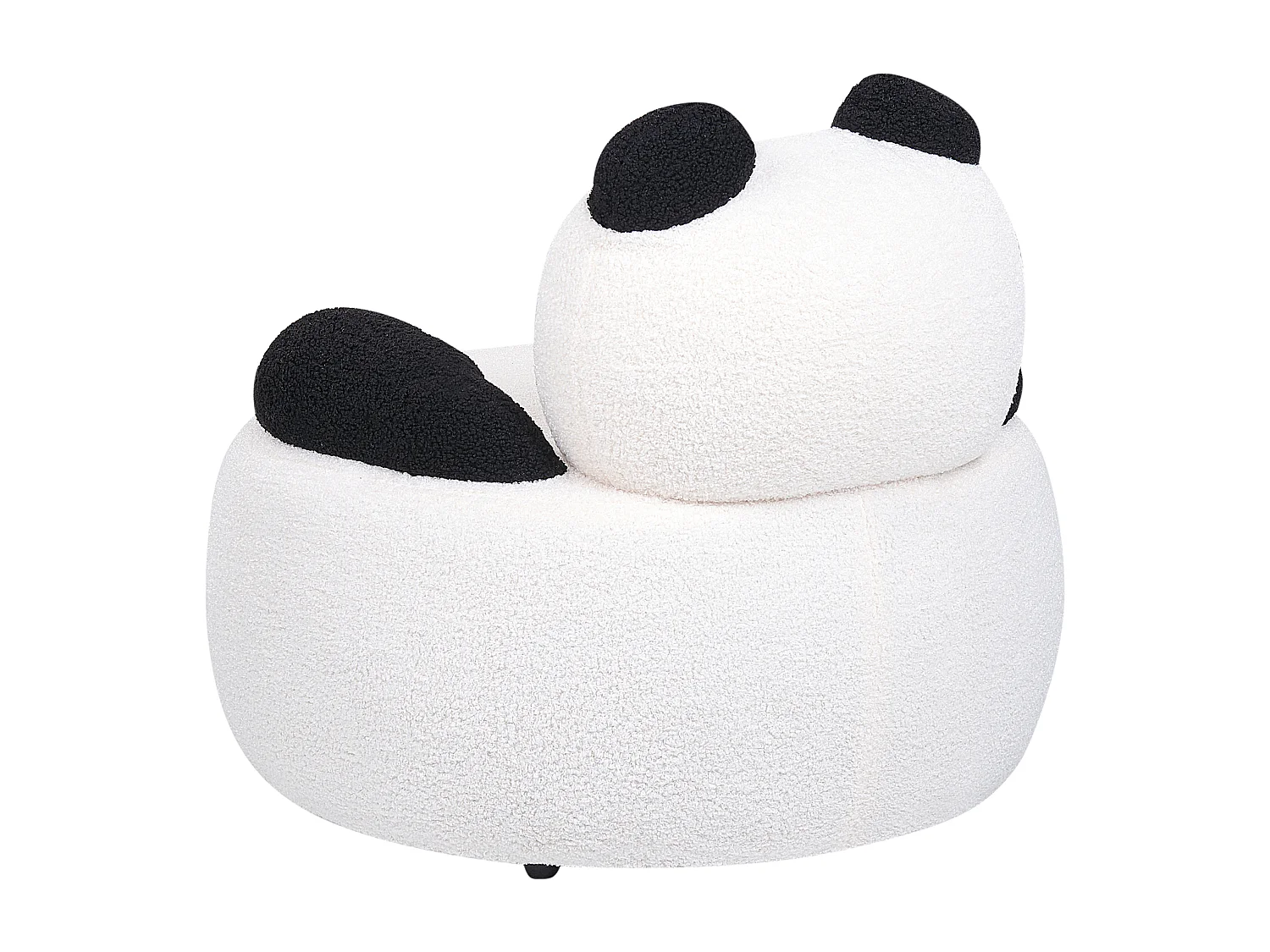 Fauteuil pour enfants Panda VIBY Bouclé Blanc