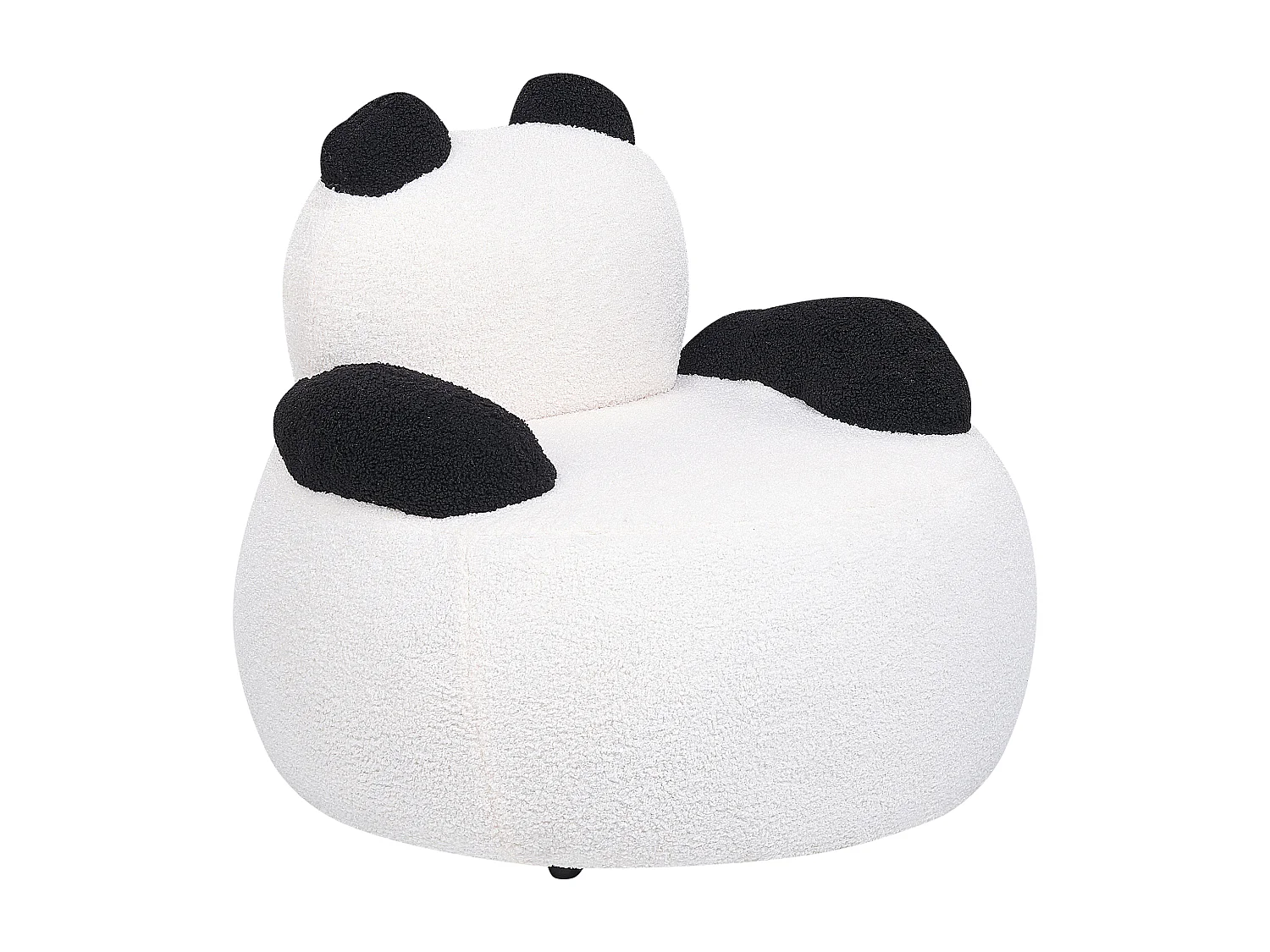 Fauteuil pour enfants Panda VIBY Bouclé Blanc