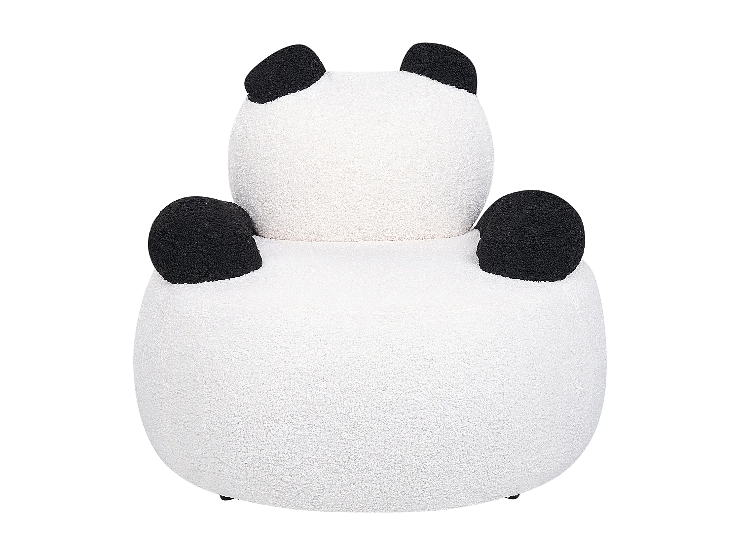 Fauteuil pour enfants Panda VIBY Bouclé Blanc