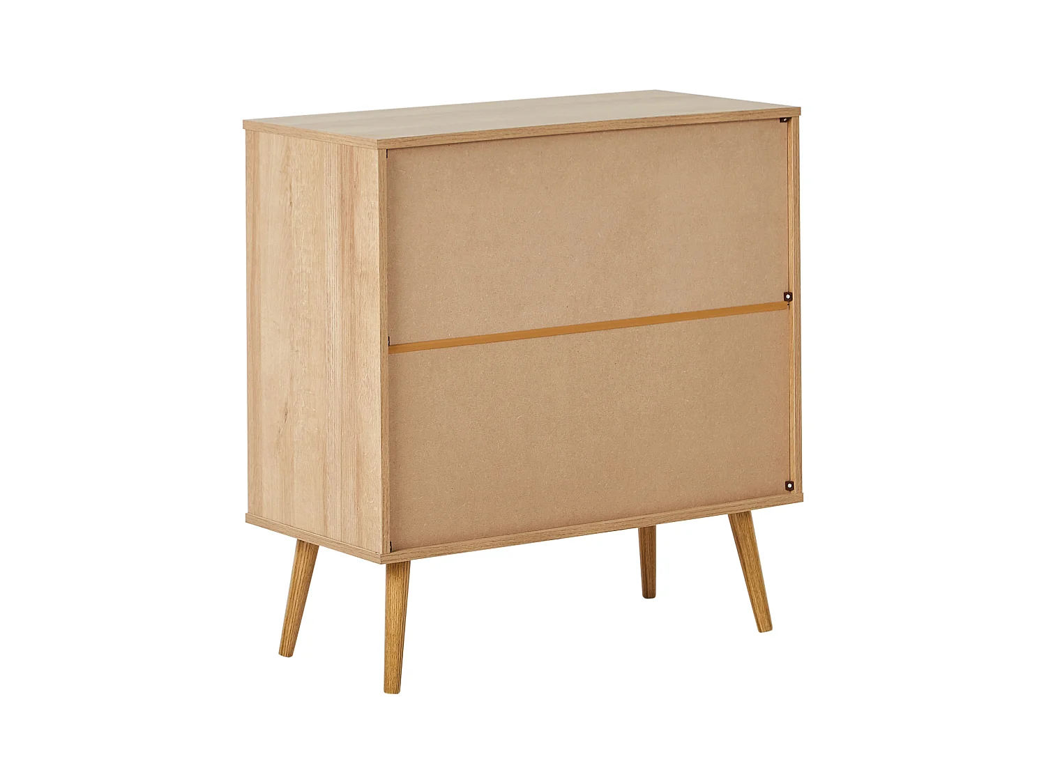 Glazen vitrinekast ALBANY 80 cm Lichtbruin