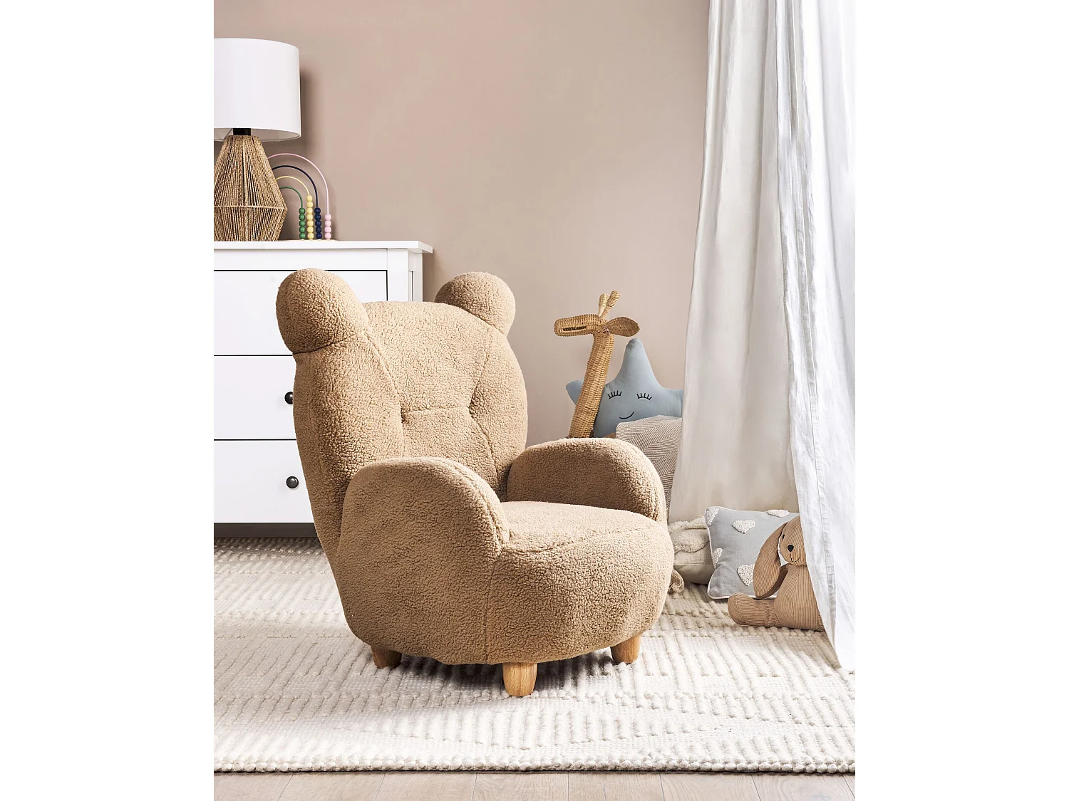Fauteuil ours brun pour enfant MELBU