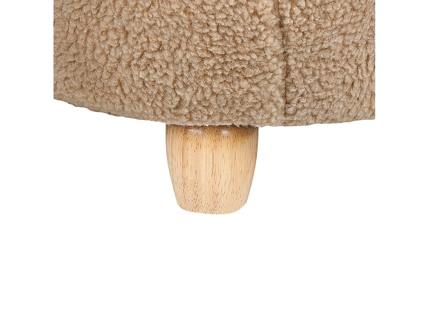 Sedia per bambini tessuto marrone chiaro MELBU