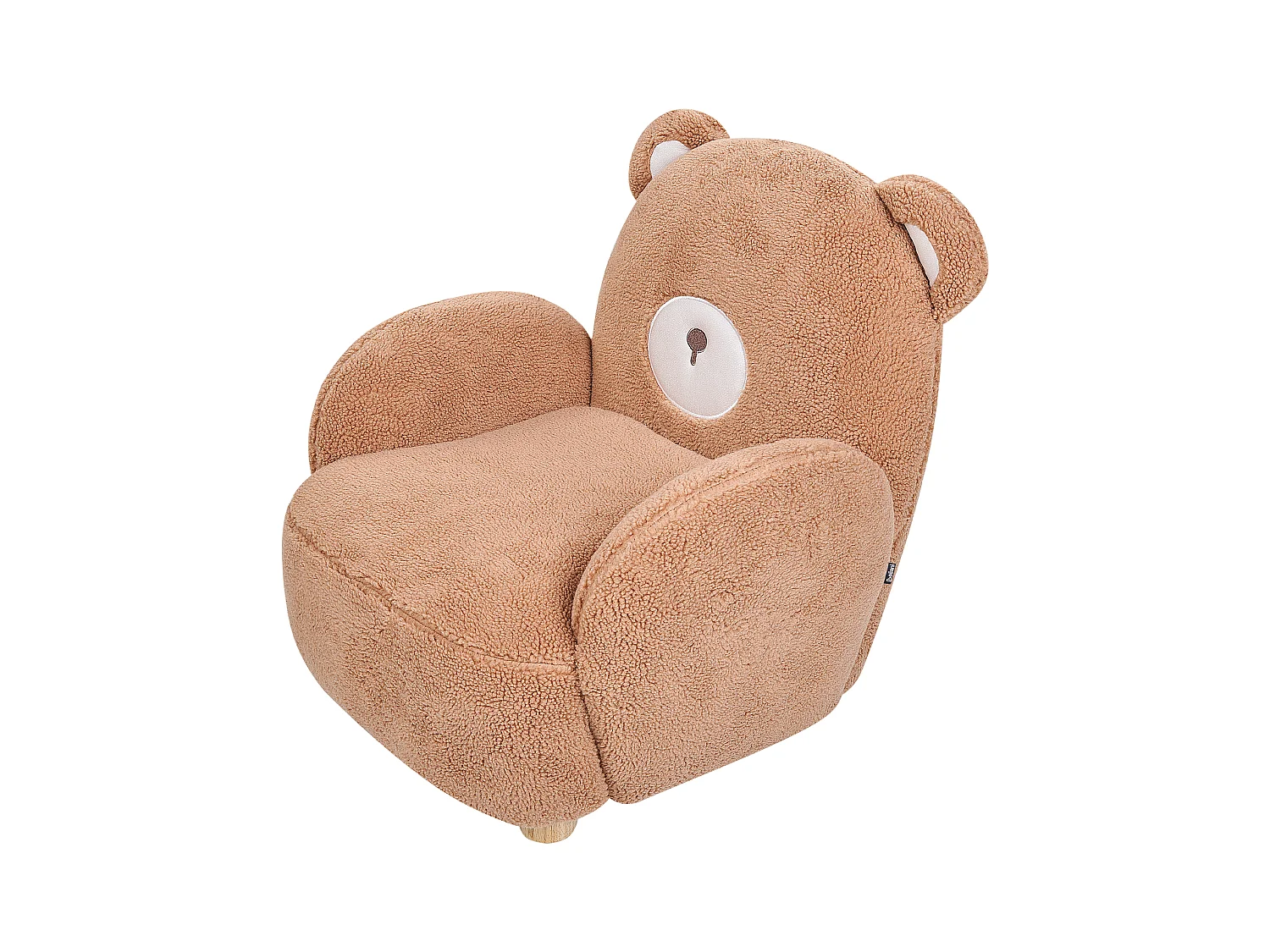Fauteuil pour enfants Ours en peluche BOO Bouclé Marron