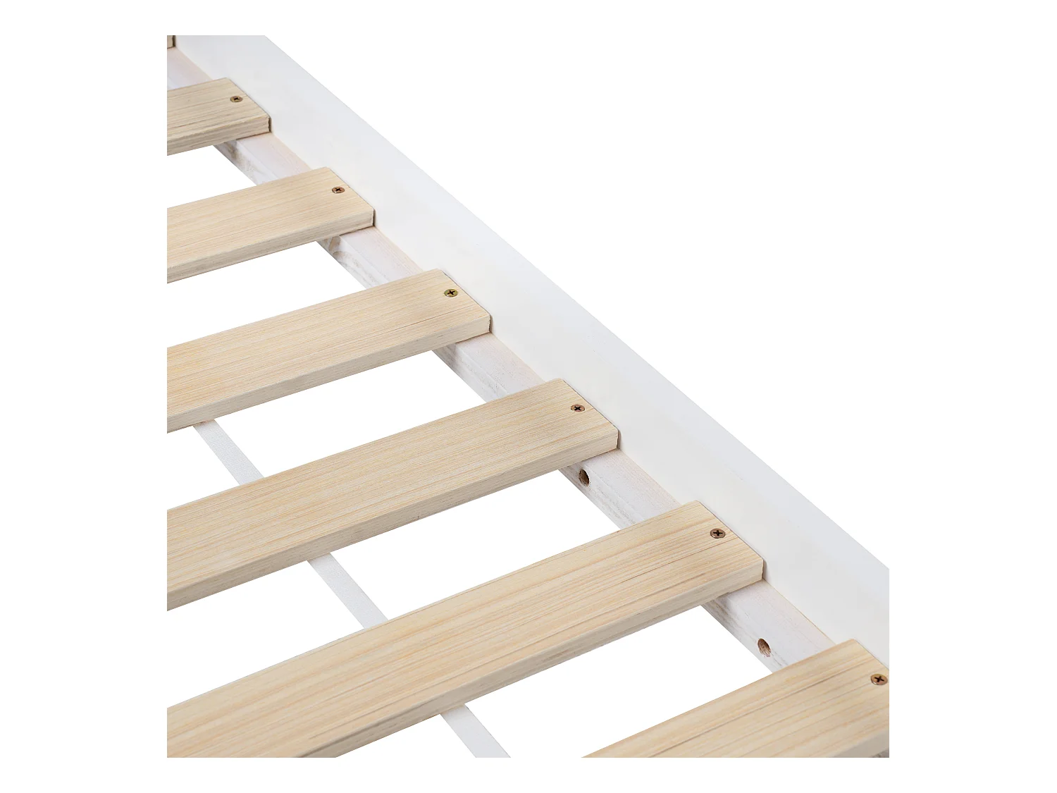 Cama tipi para crianças em madeira branca 90 x 200 cm DEVAY