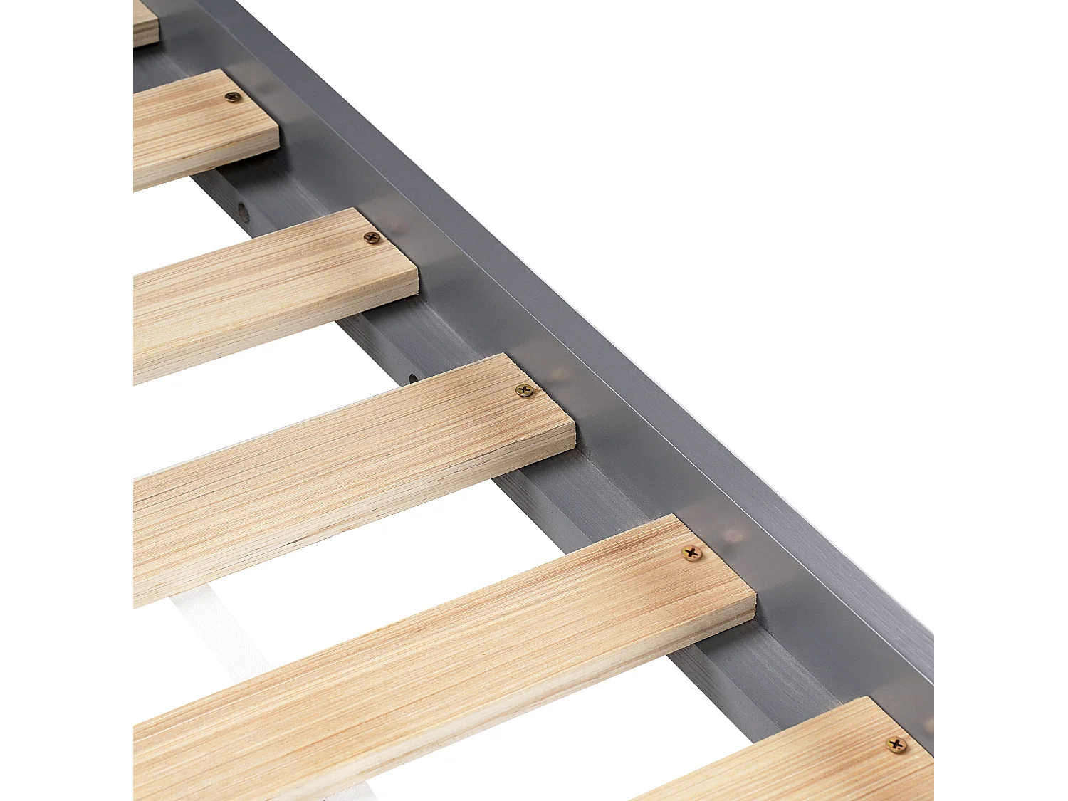 Lit d\'enfant Tipi Bois de pin DEVAY 90 x 200 cm Gris