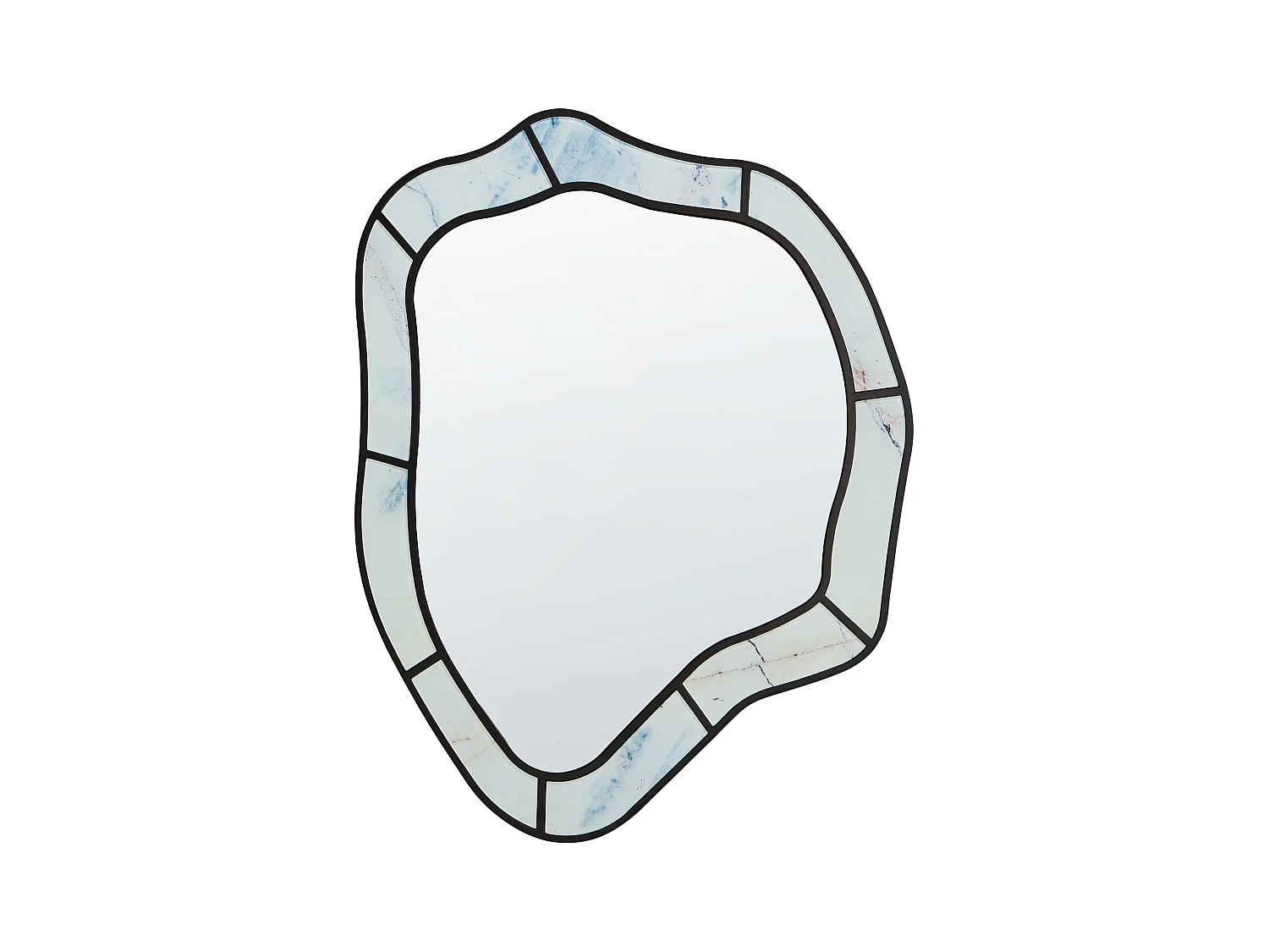 Miroir LIVERDUN 64 cm 86 cm Bleu clair