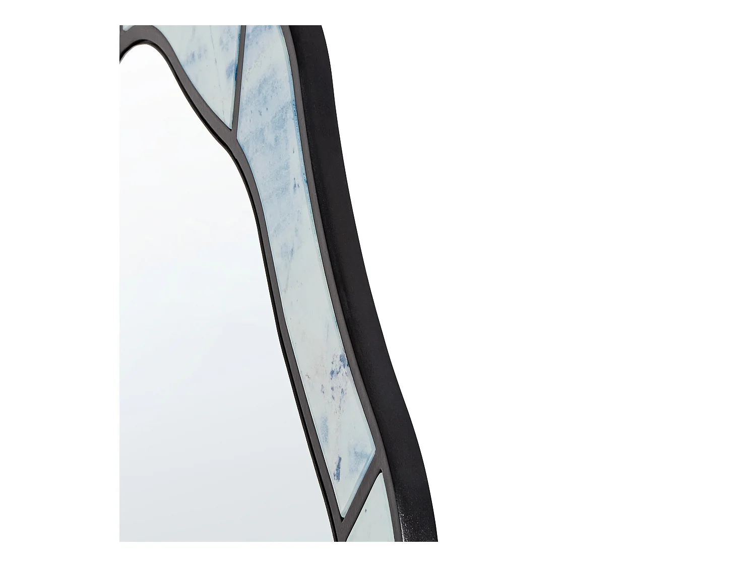 Wandspiegel LIVERDUN 64 cm 86 cm Hellblau
