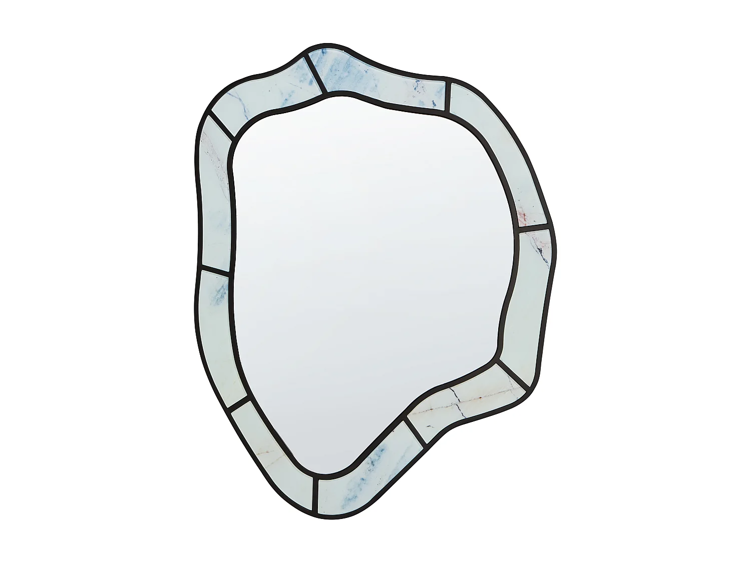 Miroir LIVERDUN 64 cm 86 cm Bleu clair