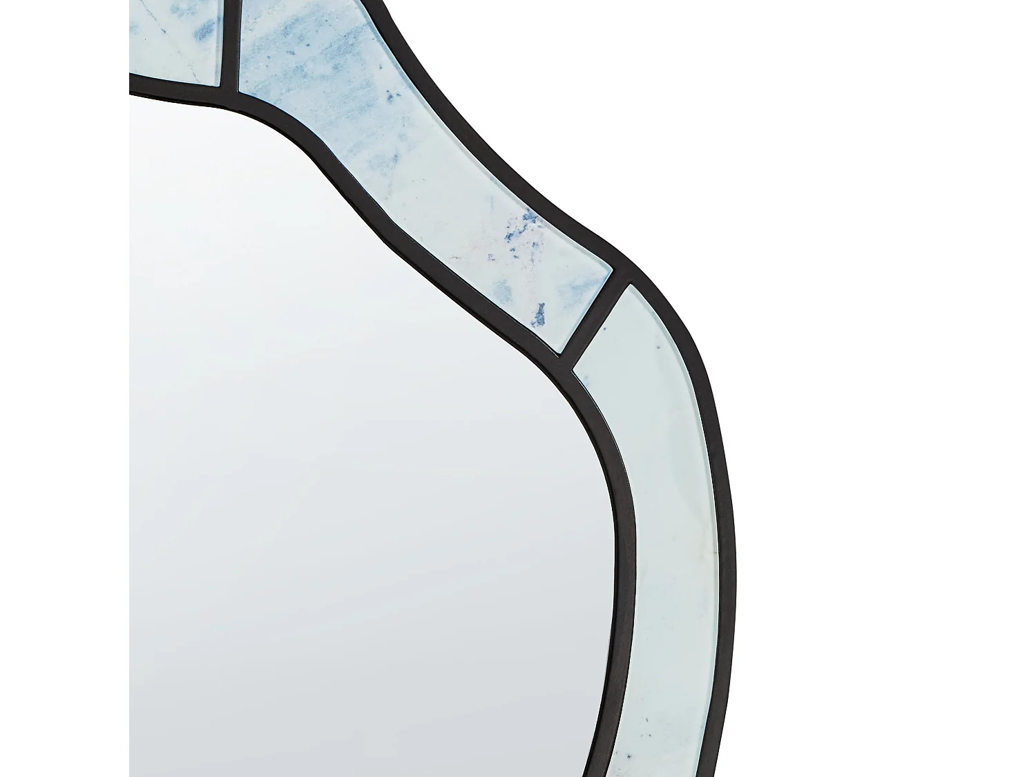 Miroir LIVERDUN 64 cm 86 cm Bleu clair