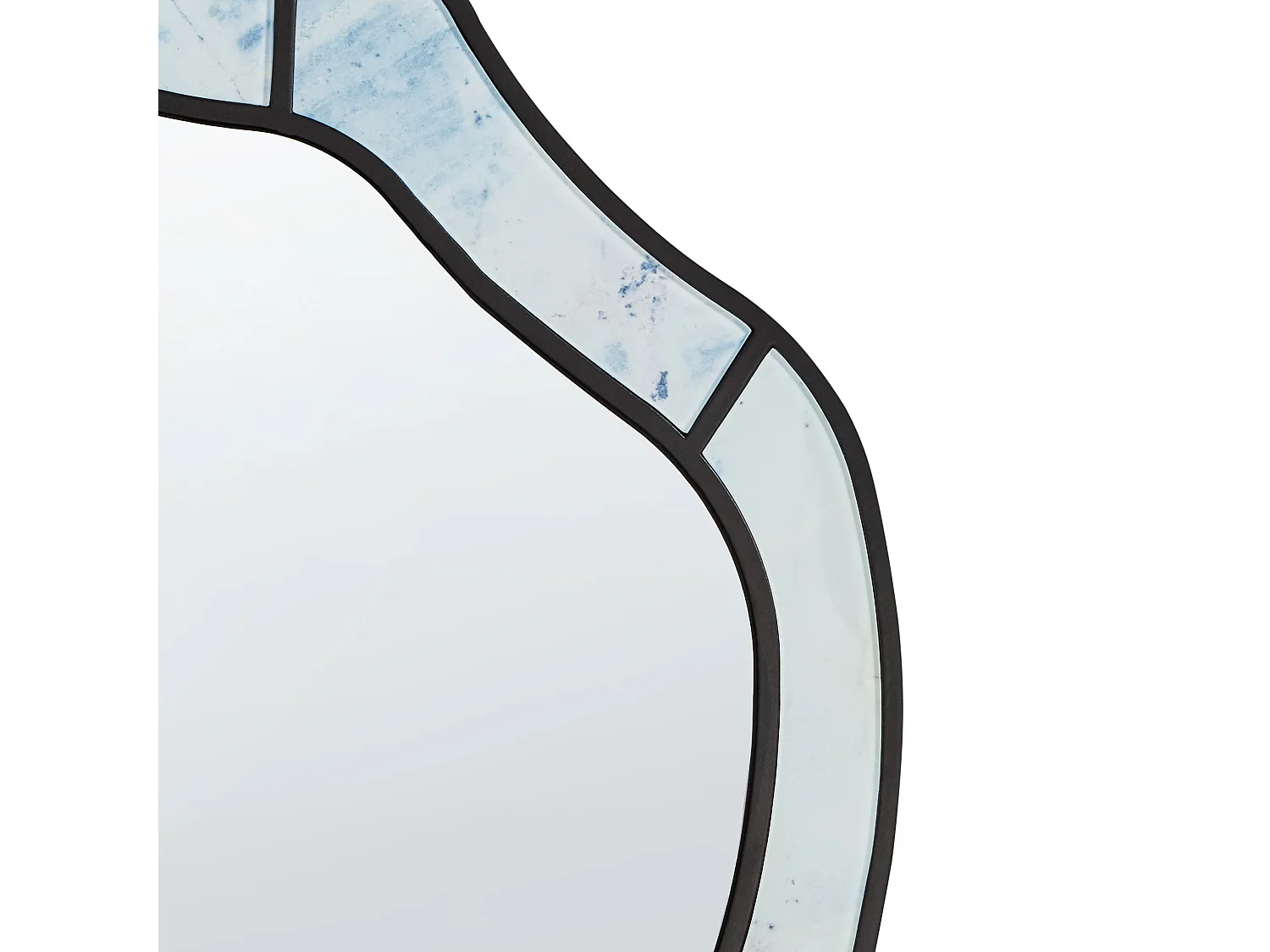 Miroir LIVERDUN 64 cm 86 cm Bleu clair