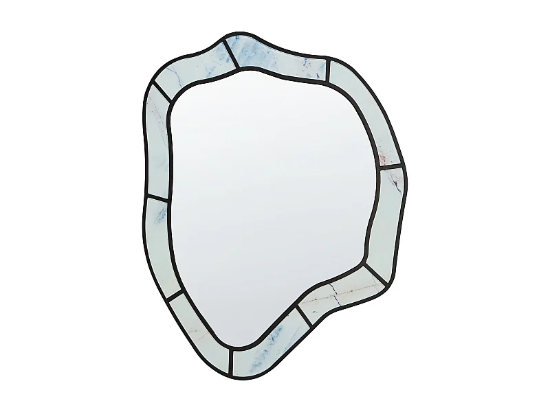 Miroir LIVERDUN 64 cm 86 cm Bleu clair