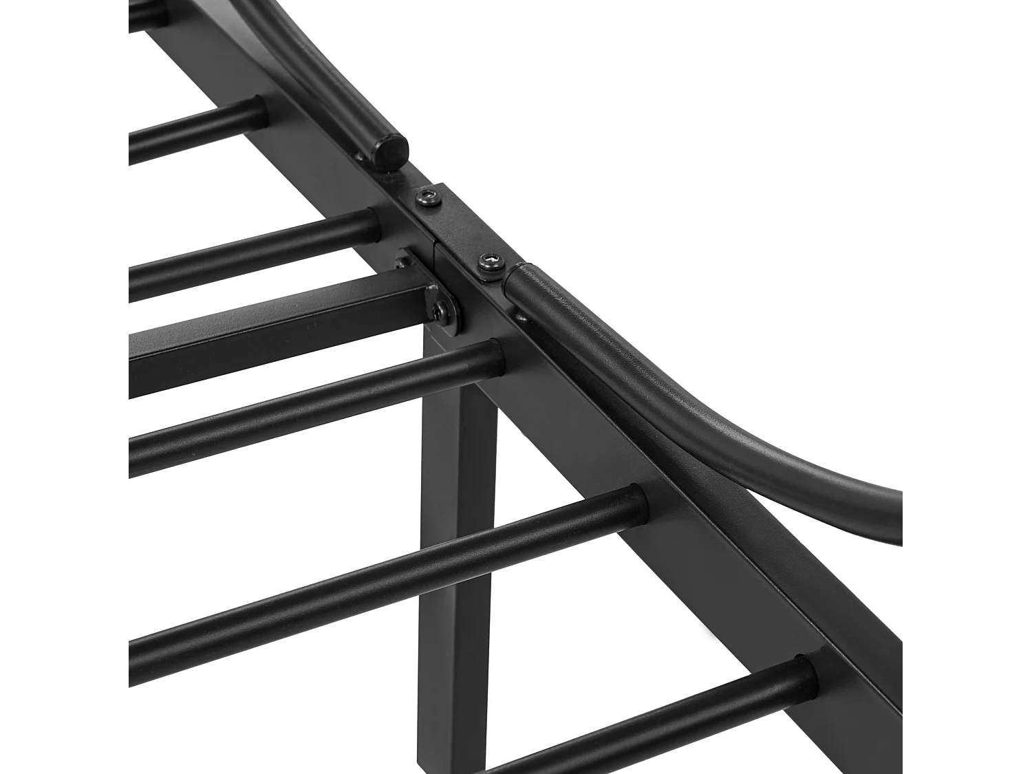 Lit à baldaquin Métal SORMERY 90 x 200 cm Noir