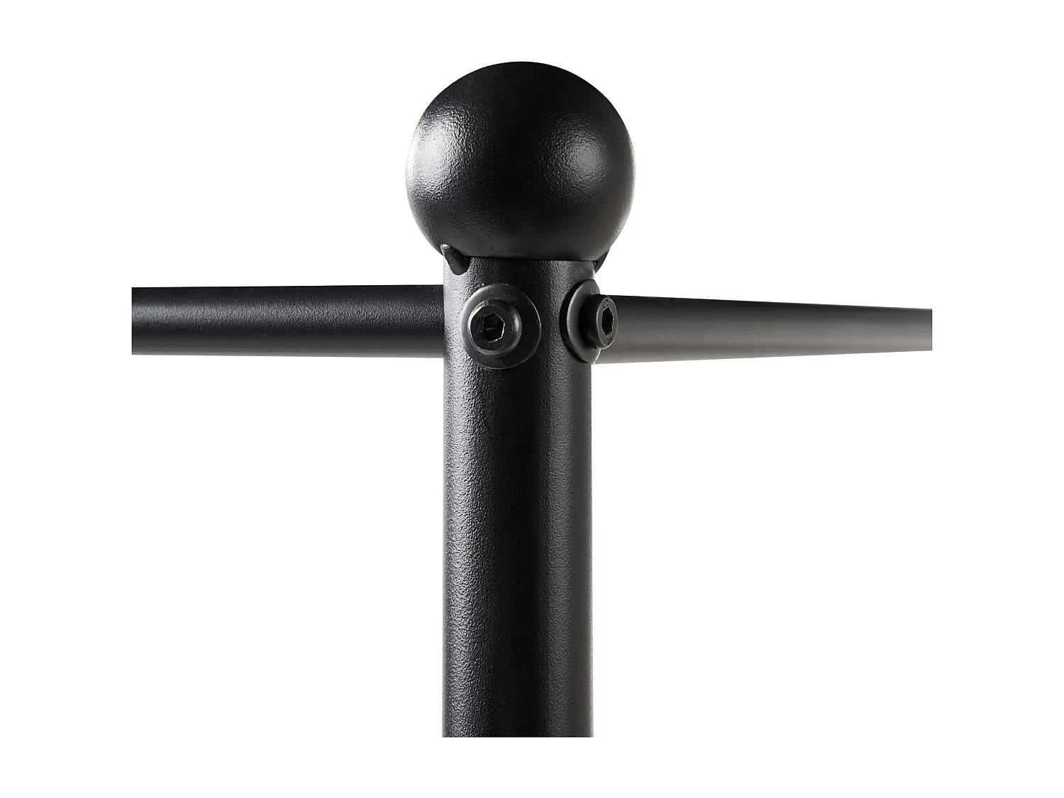 Lit à baldaquin Métal SORMERY 90 x 200 cm Noir