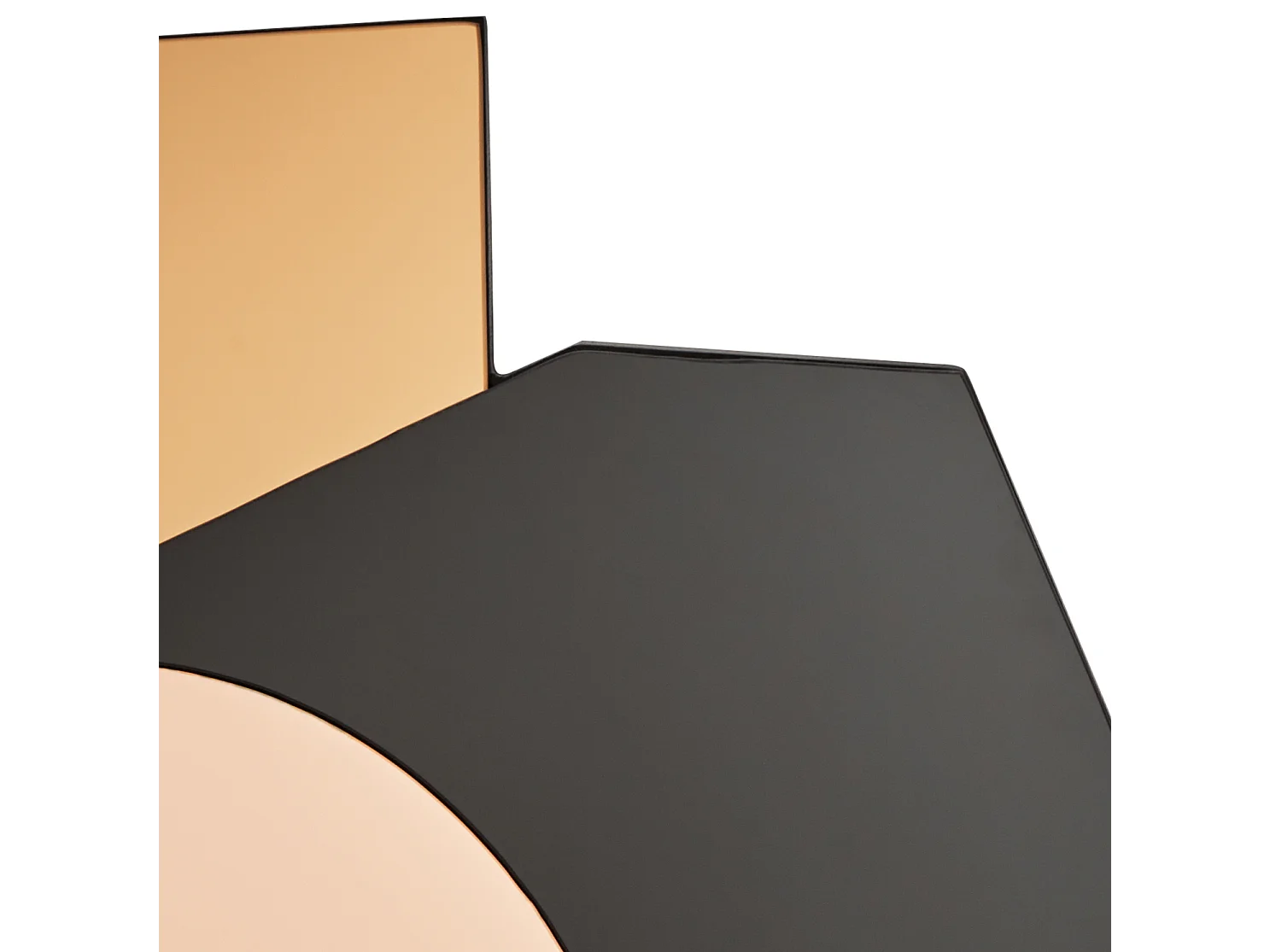 Miroir TROYON 62 cm 80 cm Rose doré