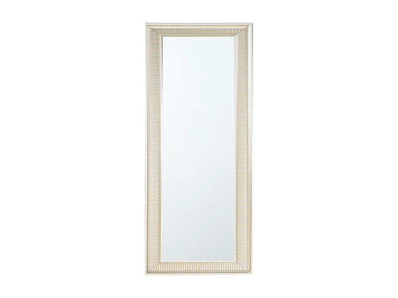 Dekorativer Wandspiegel schöner Rahmen 51x141 cm silber/gold Cassis