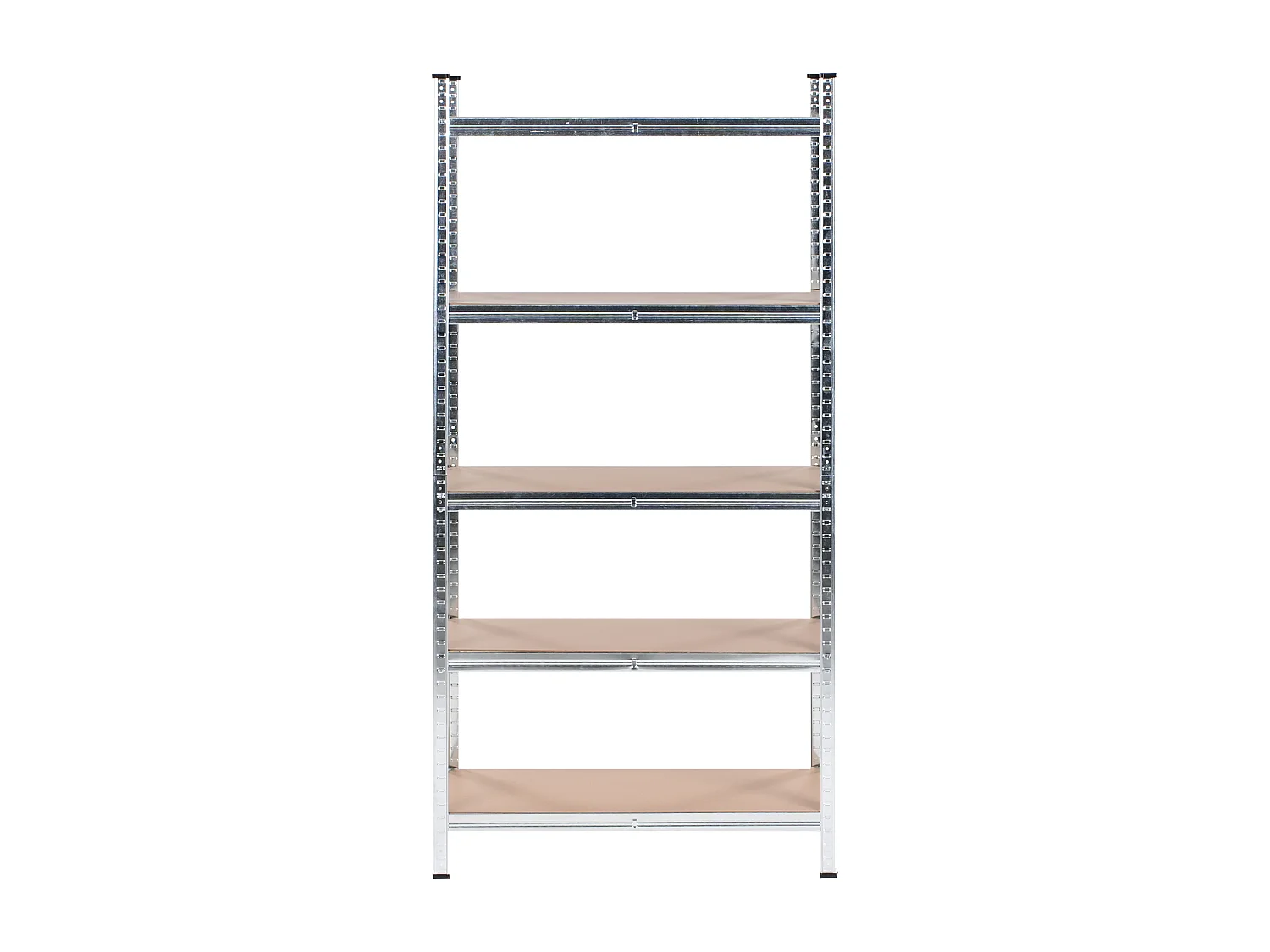 Zestaw 2 regałów magazynowych XITTA Metal 75 cm 30 cm Srebrny