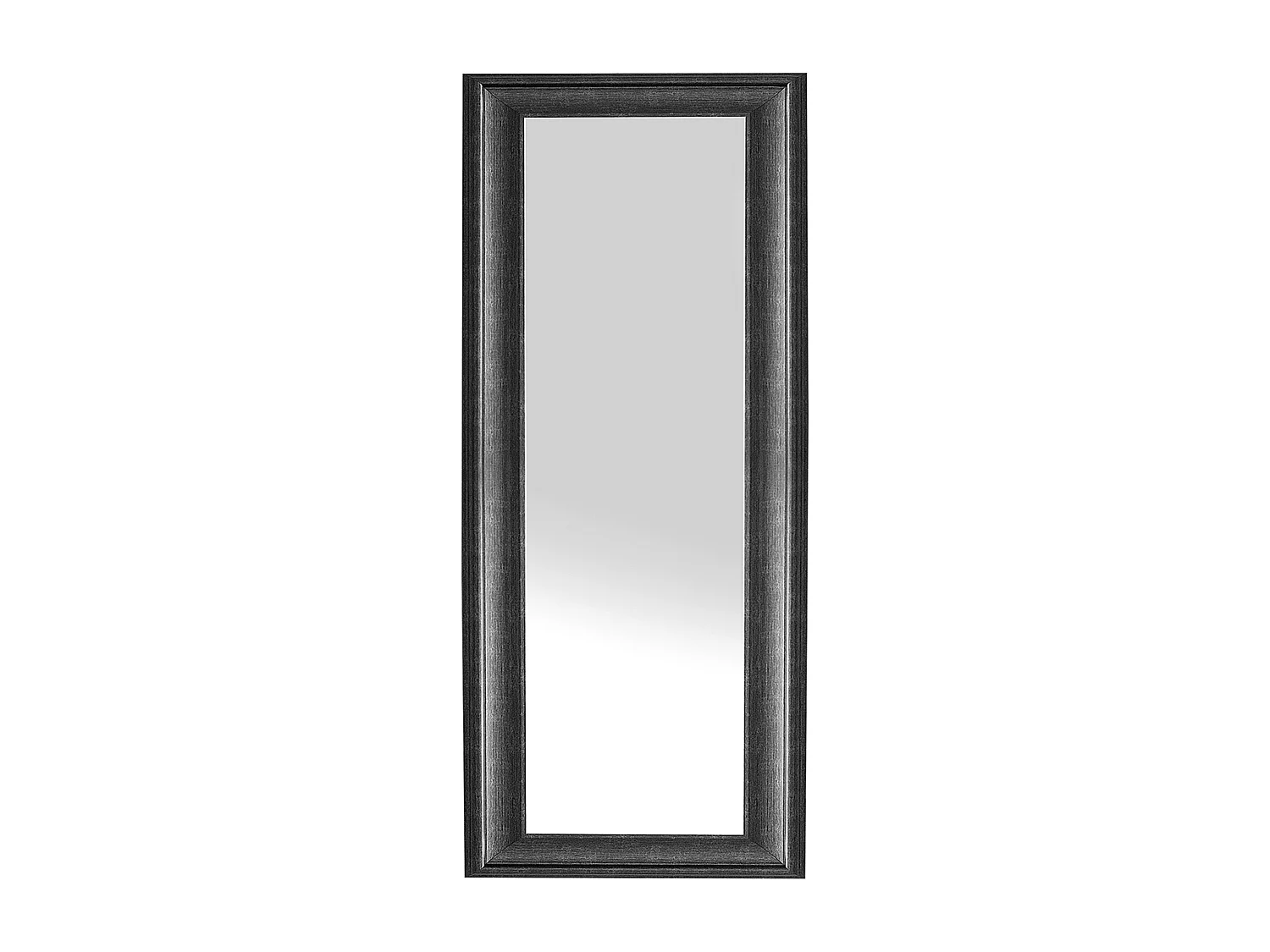 Wandspiegel schwarz 51x141 cm Holzoptik Lunel