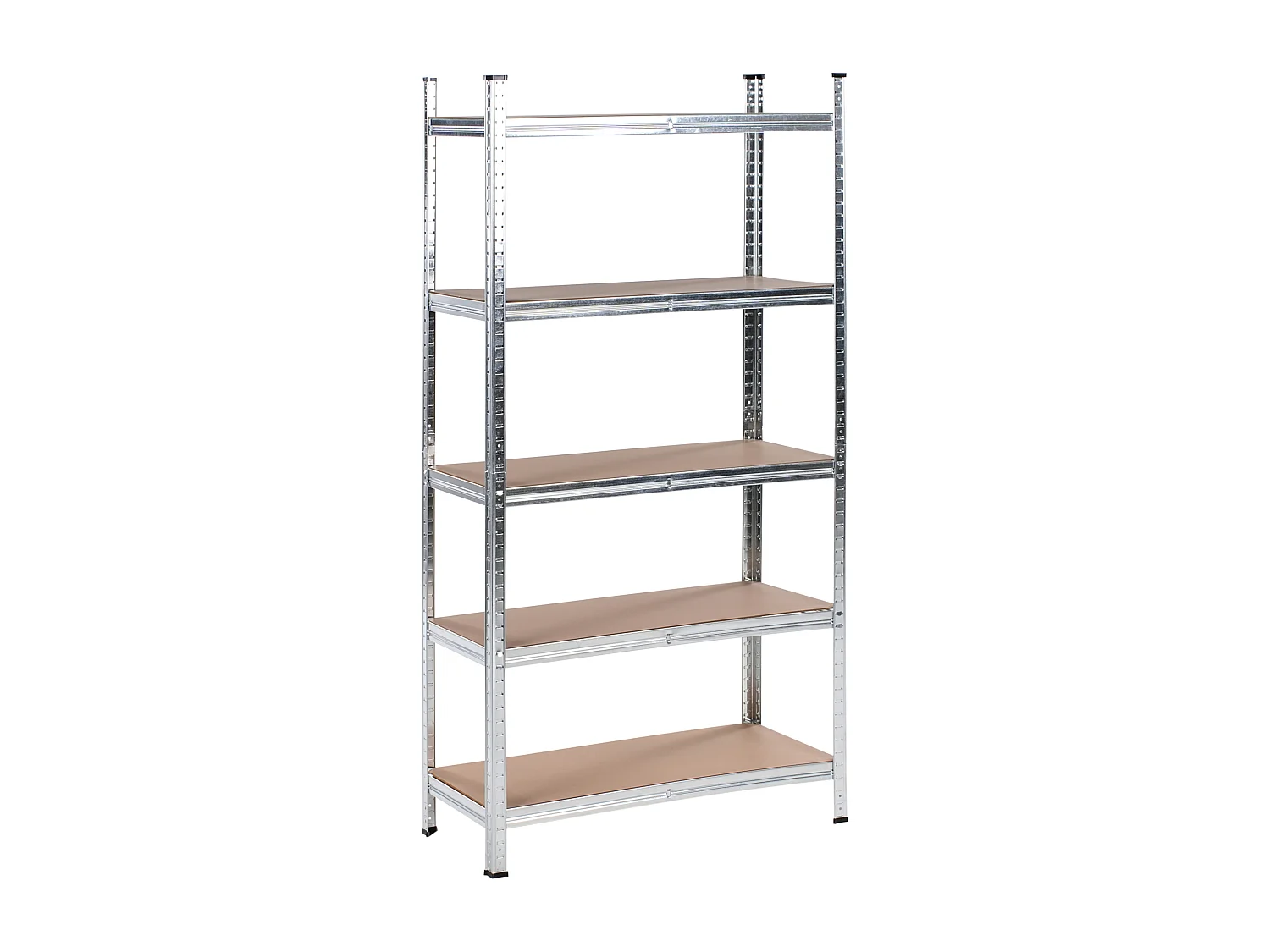 Garagenregal 2er Set XITTA Metall 90 cm 40 cm Silber