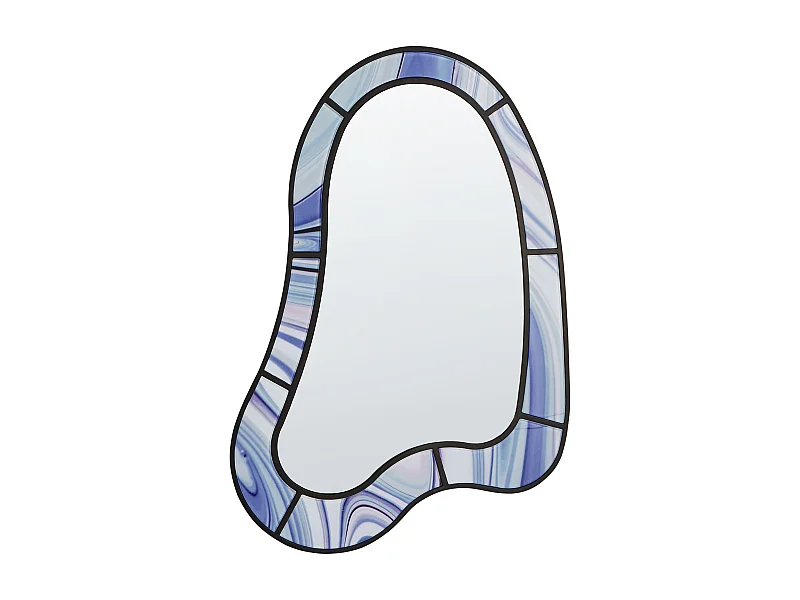 Lustro ścienne MONTSEC 49 cm 83 cm Fioletowy