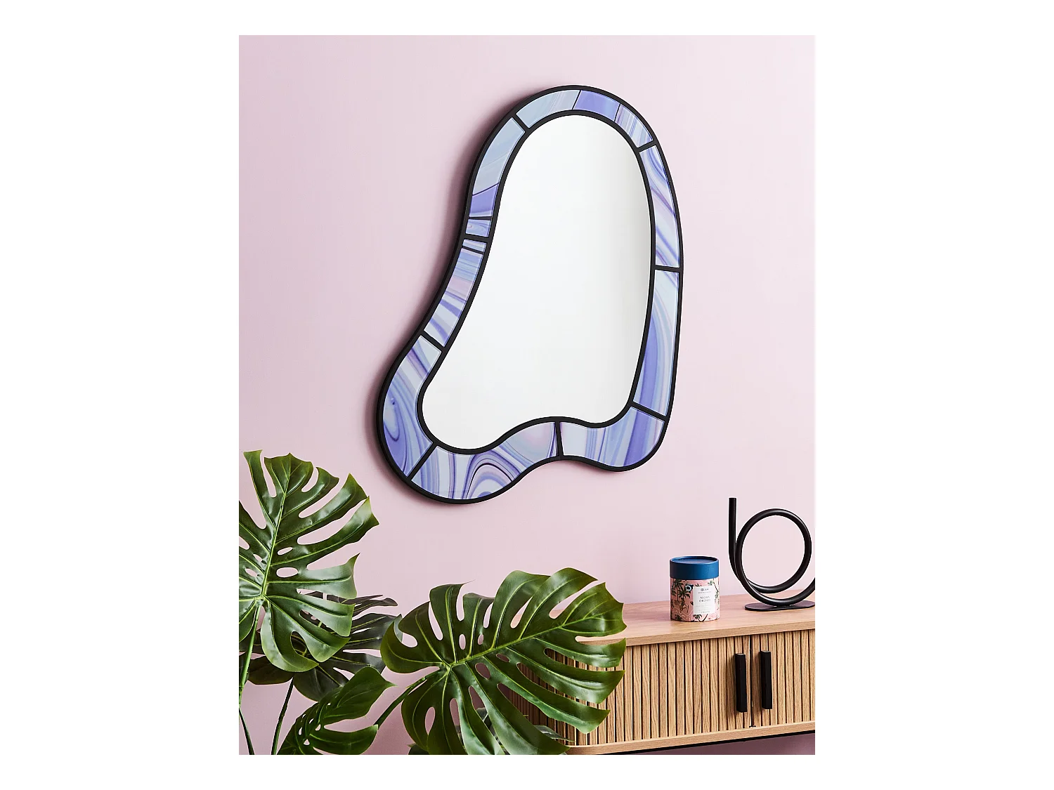 Miroir MONTSEC 49 cm 83 cm Violet