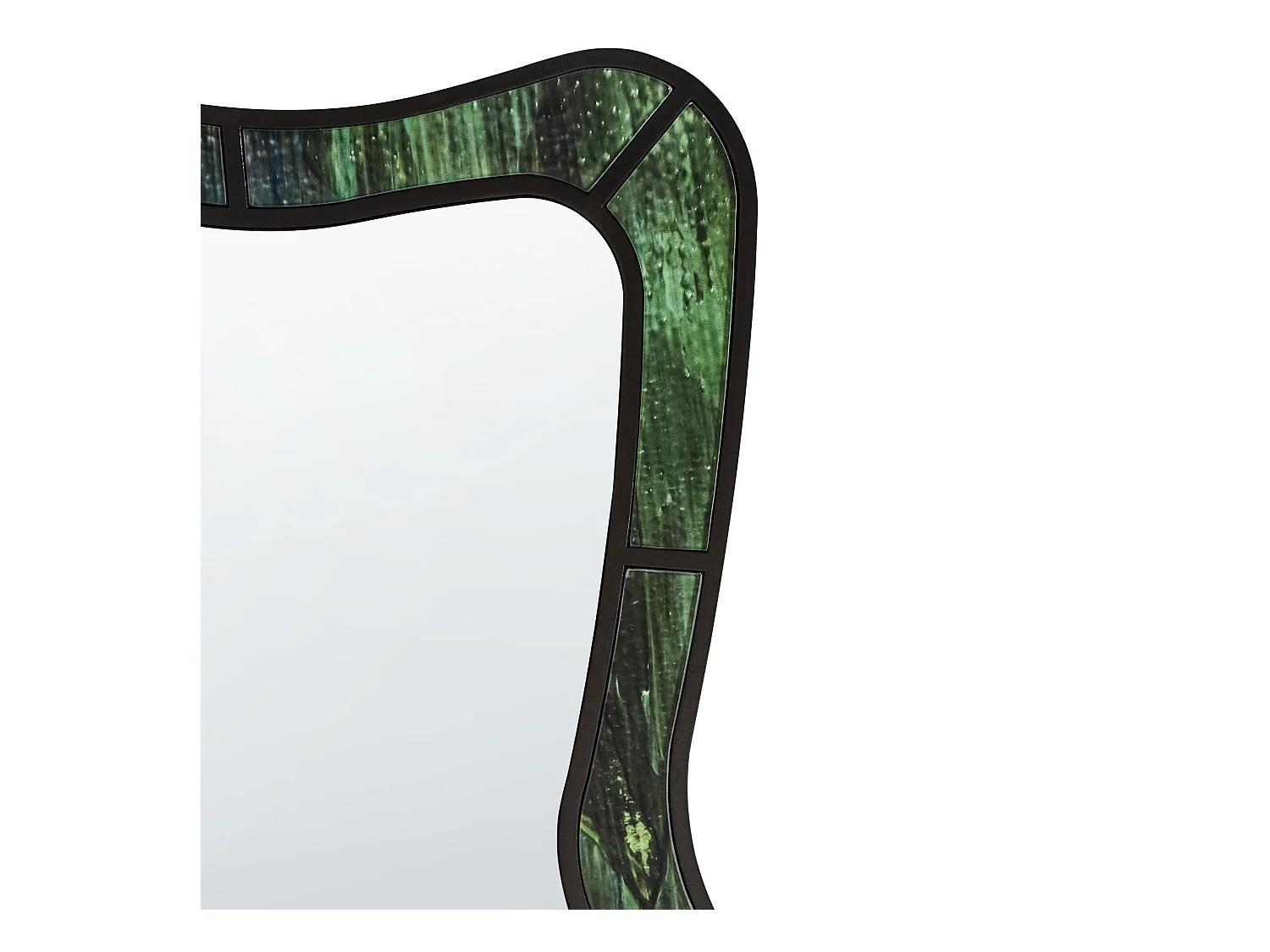 Wandspiegel CERVILLE 60 cm 98 cm Grün