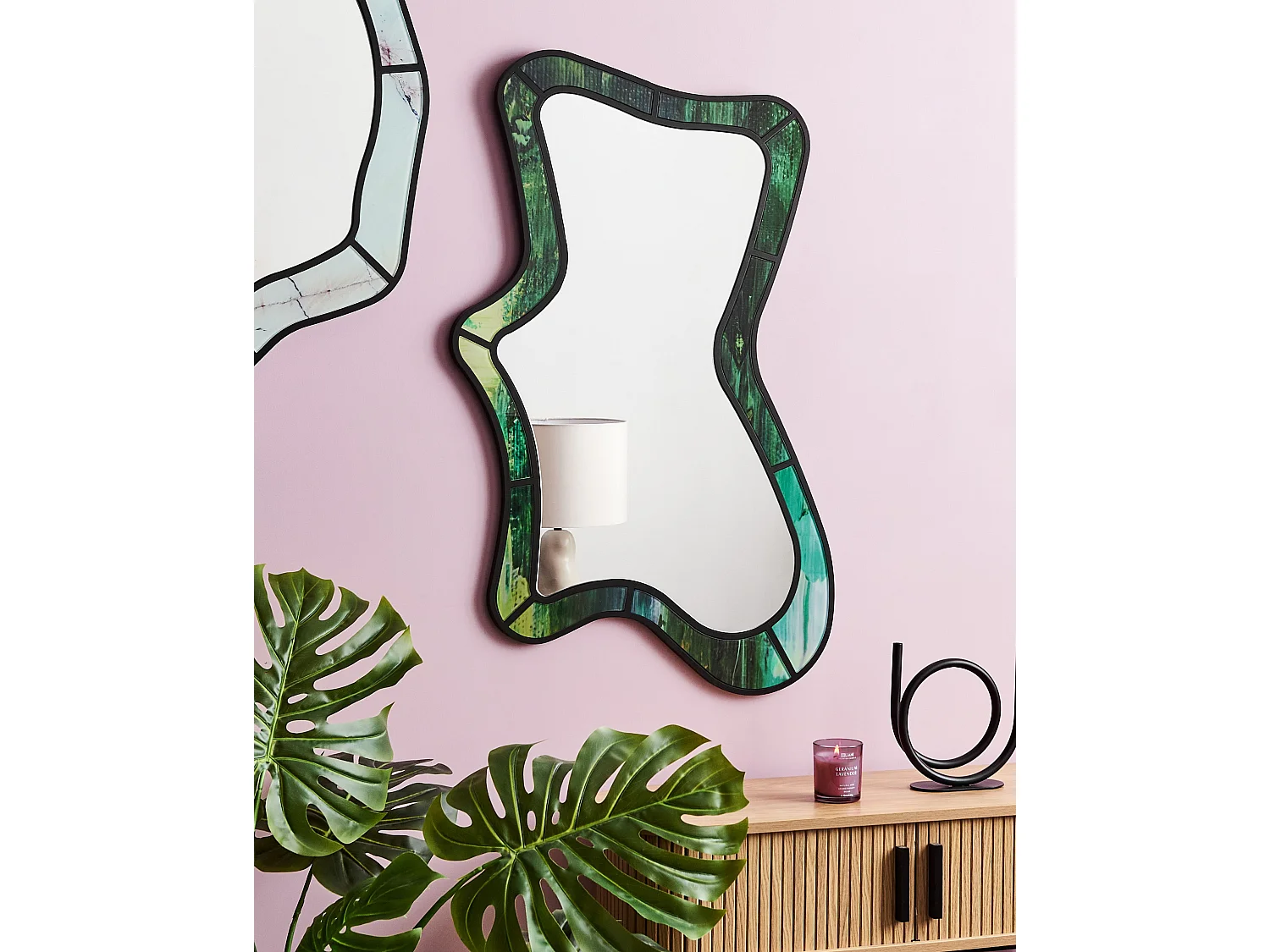 Miroir CERVILLE 60 cm 98 cm Vert